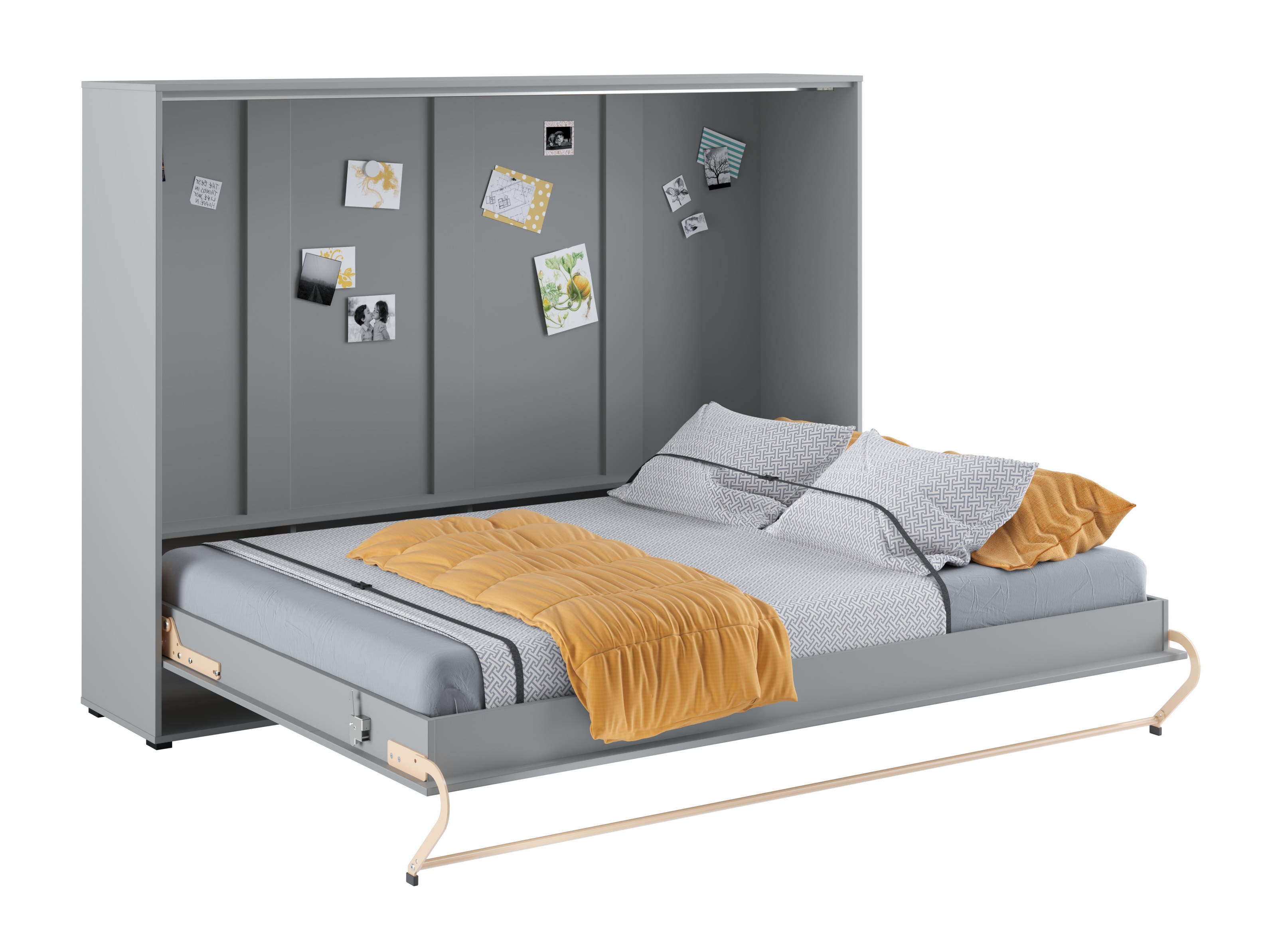 Cama rebatível Concept Pro Lenart IV (Cinzento)