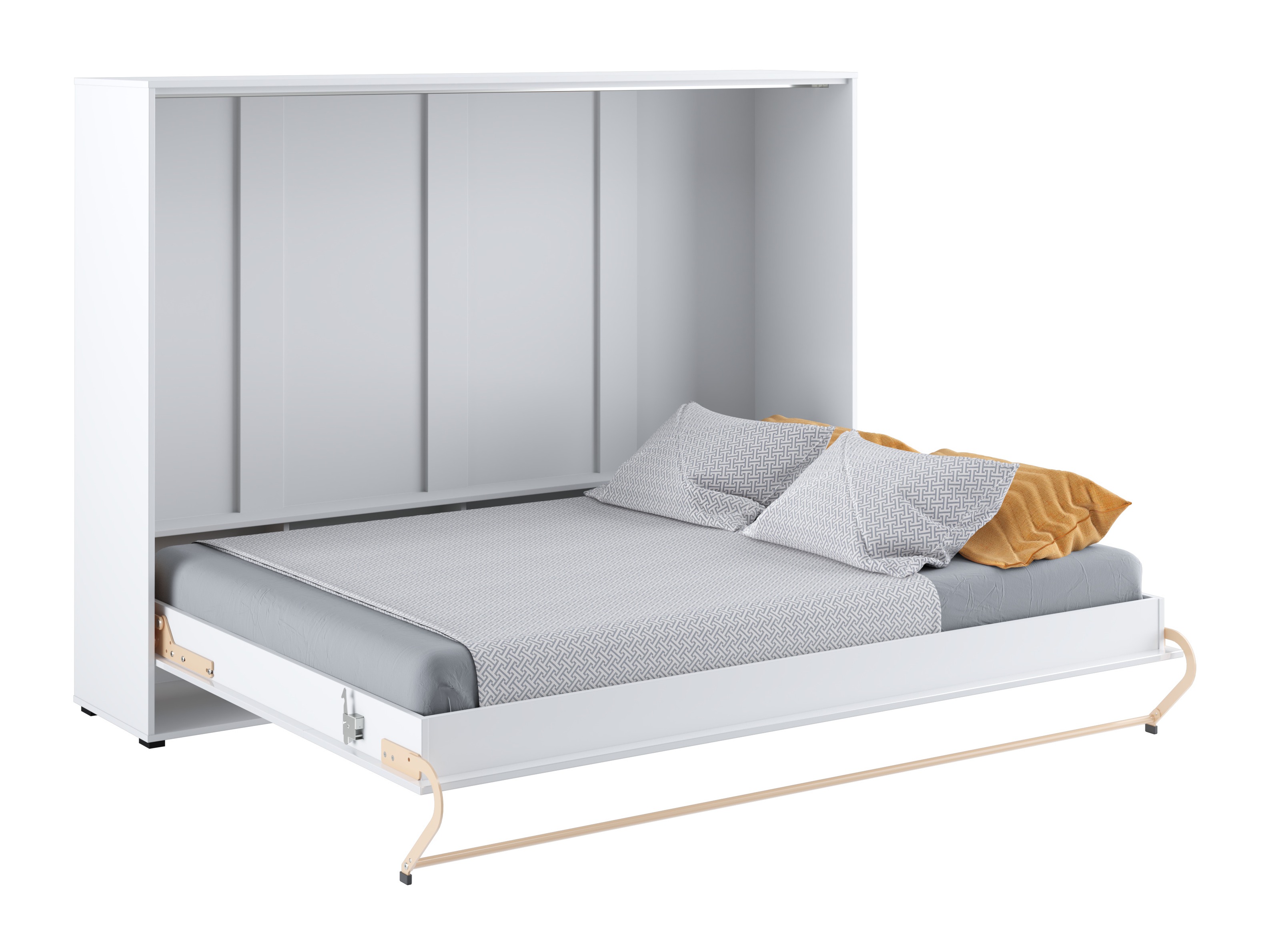 Cama rebatível Concept Pro Lenart IV (Branco + Branco brilhante)