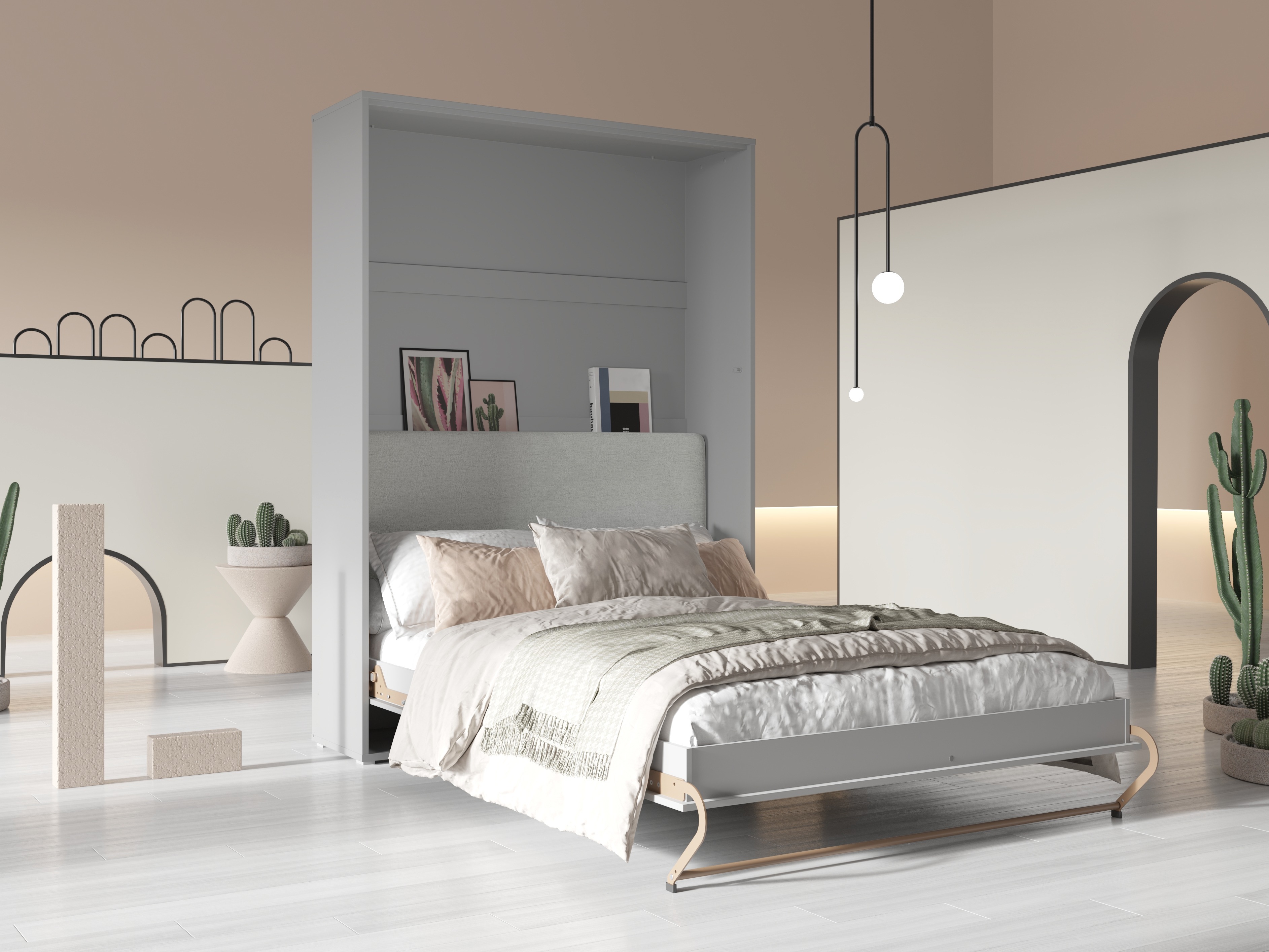 Cama rebatível Concept Pro Lenart VI (Cinzento)