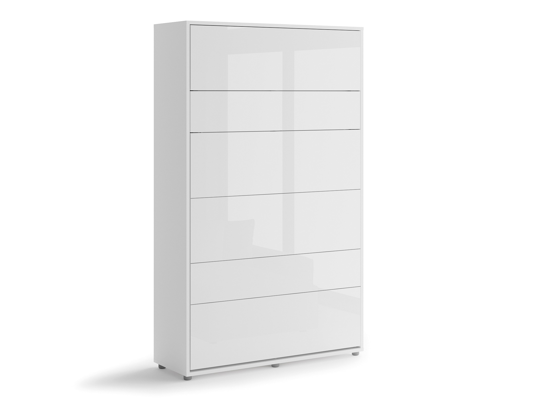 Cama rebatível Concept Lenart (Branco + Branco brilhante)