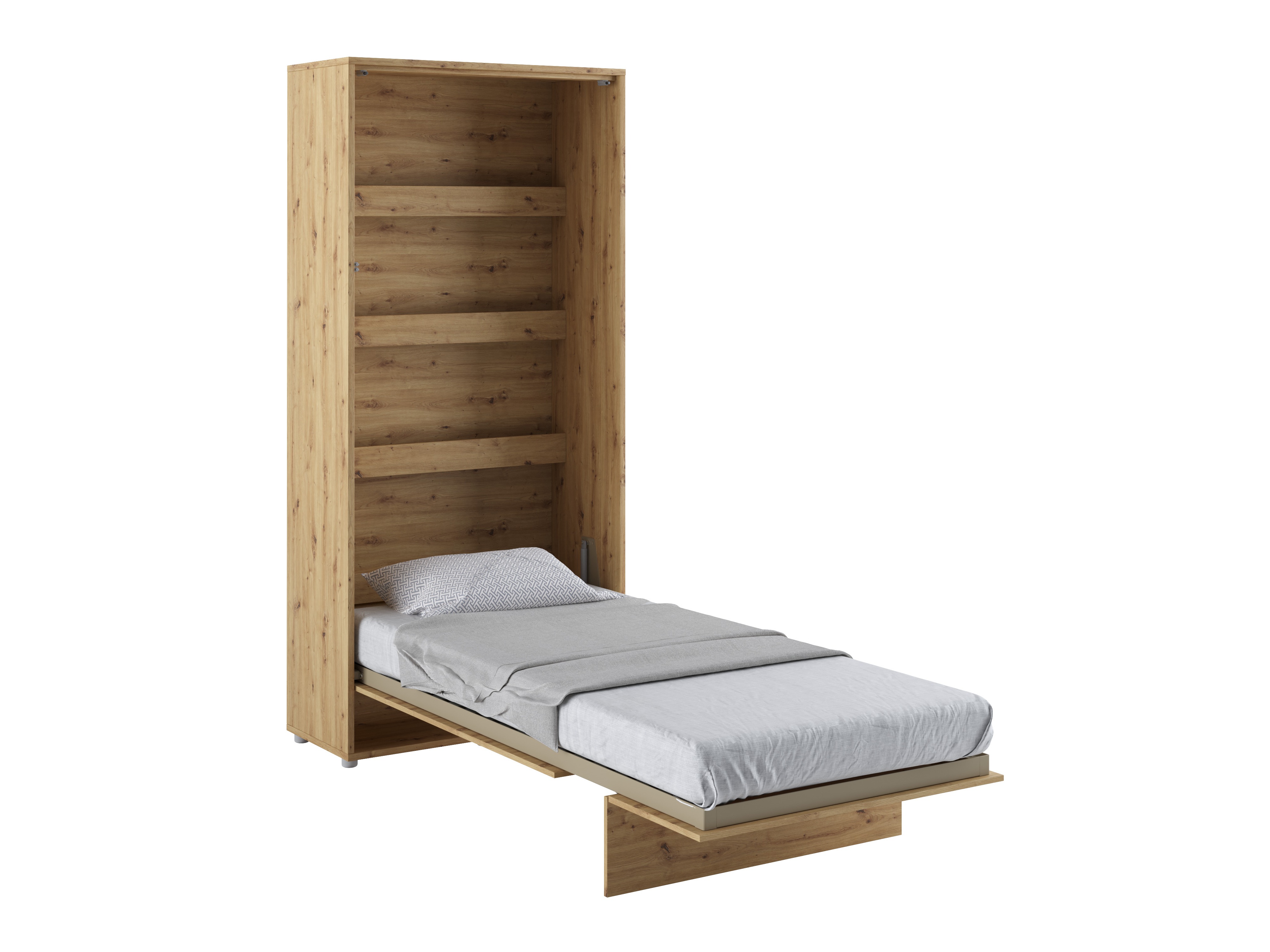Cama rebatível Concept Lenart (Carvalho Artisan)