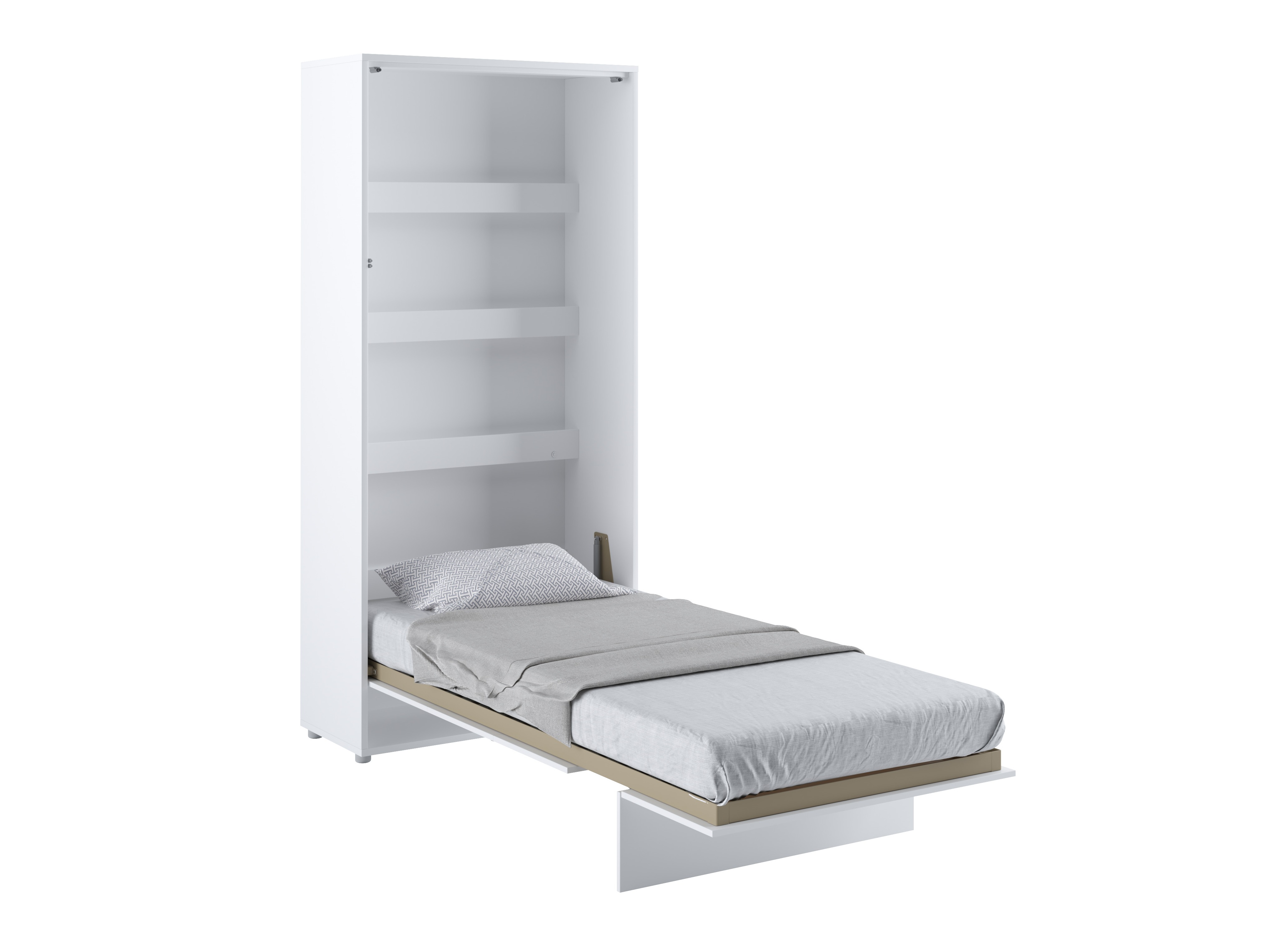 Cama rebatível Concept Lenart (Branco + Branco brilhante)