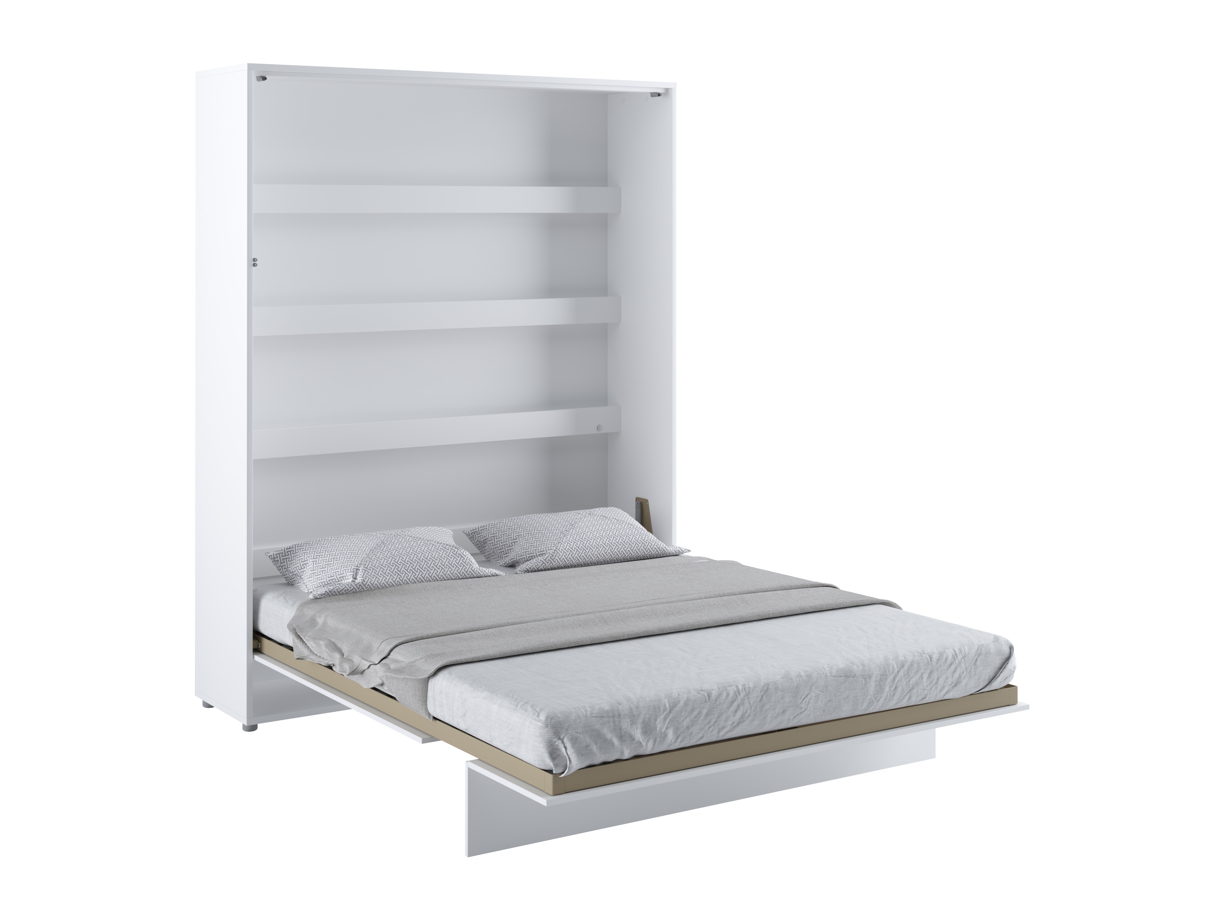 Cama rebatível Concept Lenart (Branco + Branco brilhante)
