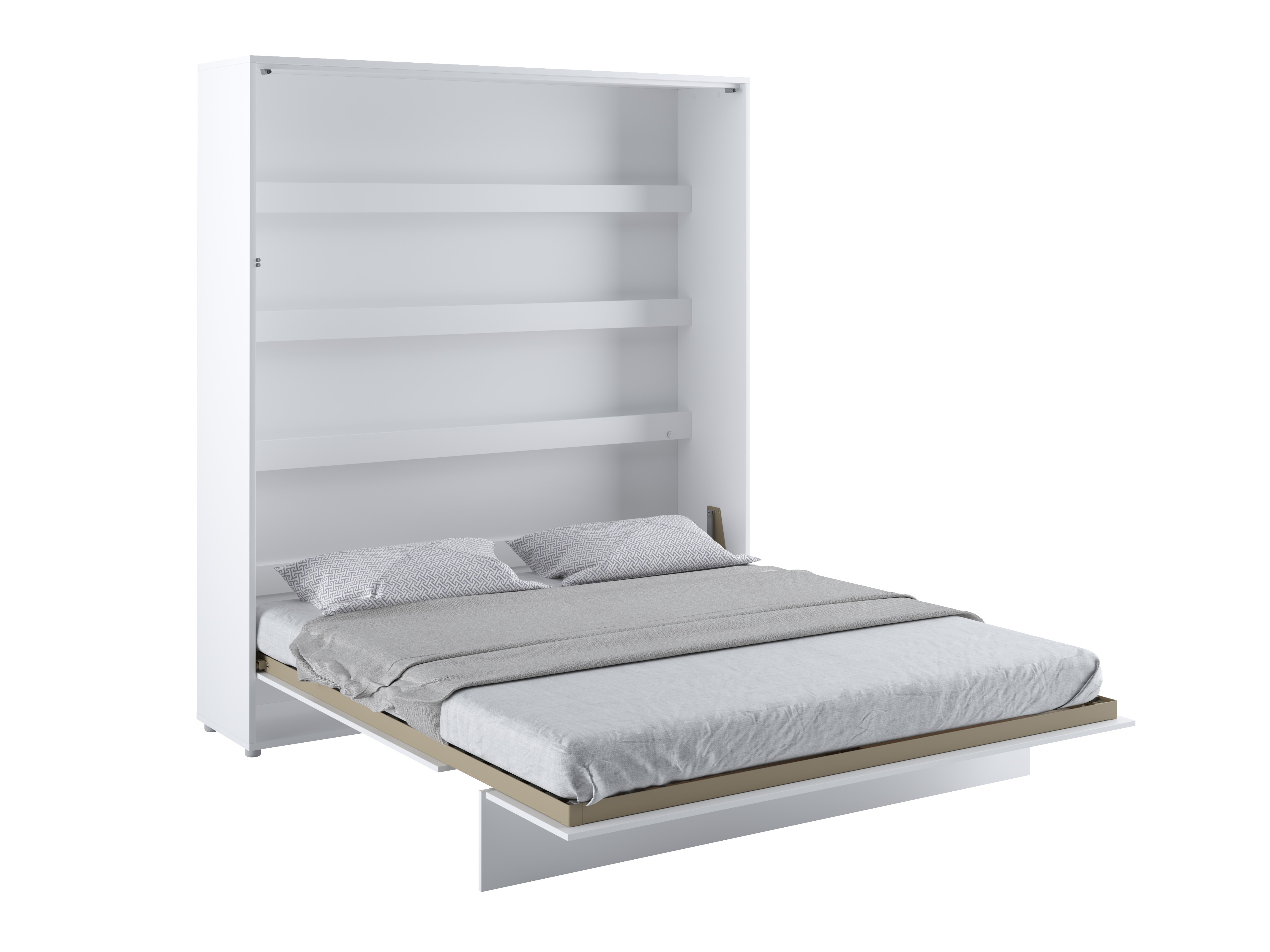 Cama rebatível Concept Lenart (Branco + Branco brilhante)