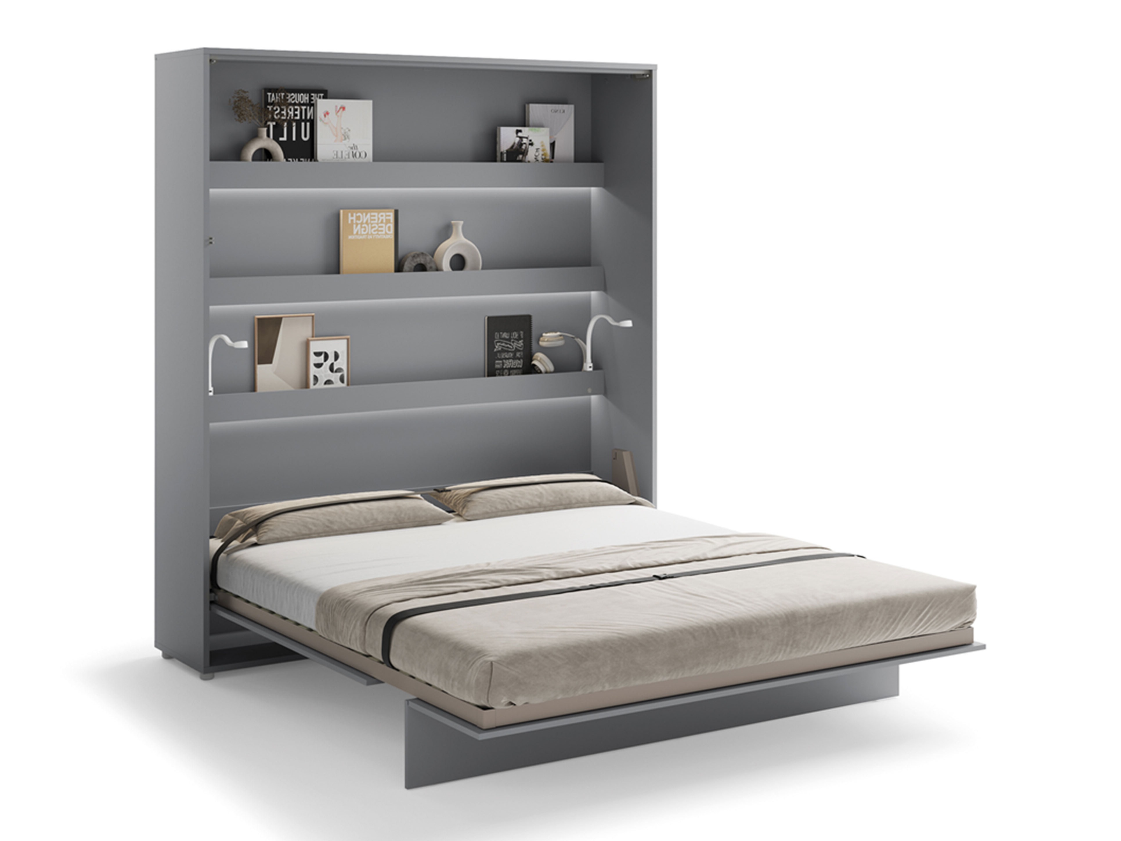 Cama rebatível Concept Lenart (Cinzento)