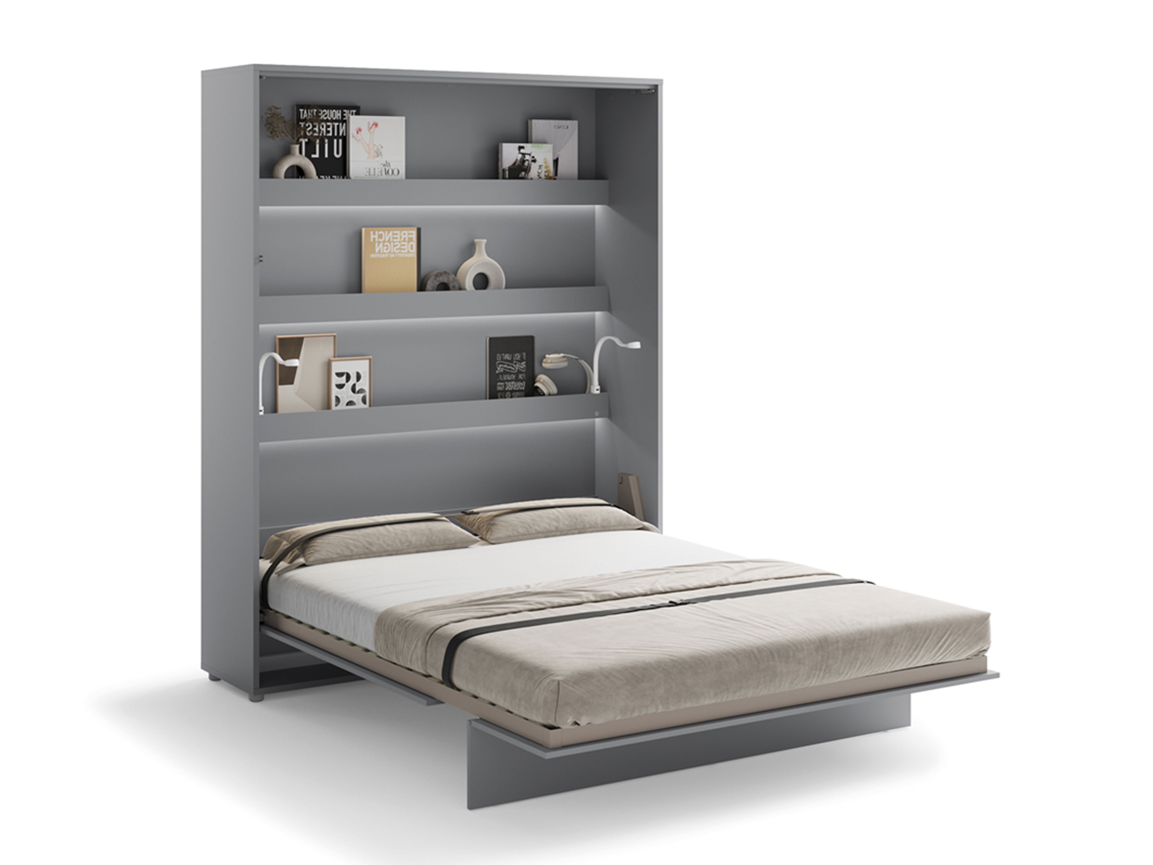 Cama rebatível Concept Lenart (Cinzento)