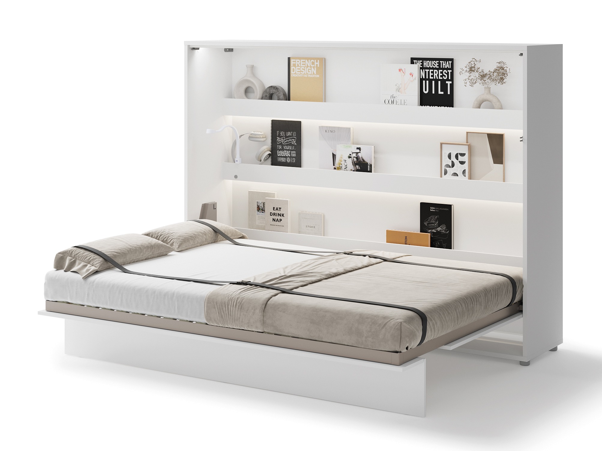 Cama rebatível Concept Lenart V (Branco)