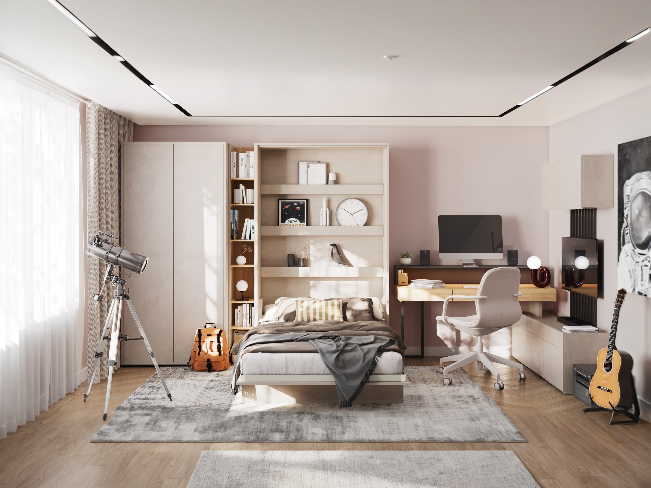 Cama rebatível Concept Lenart I (120 x 200 cm)