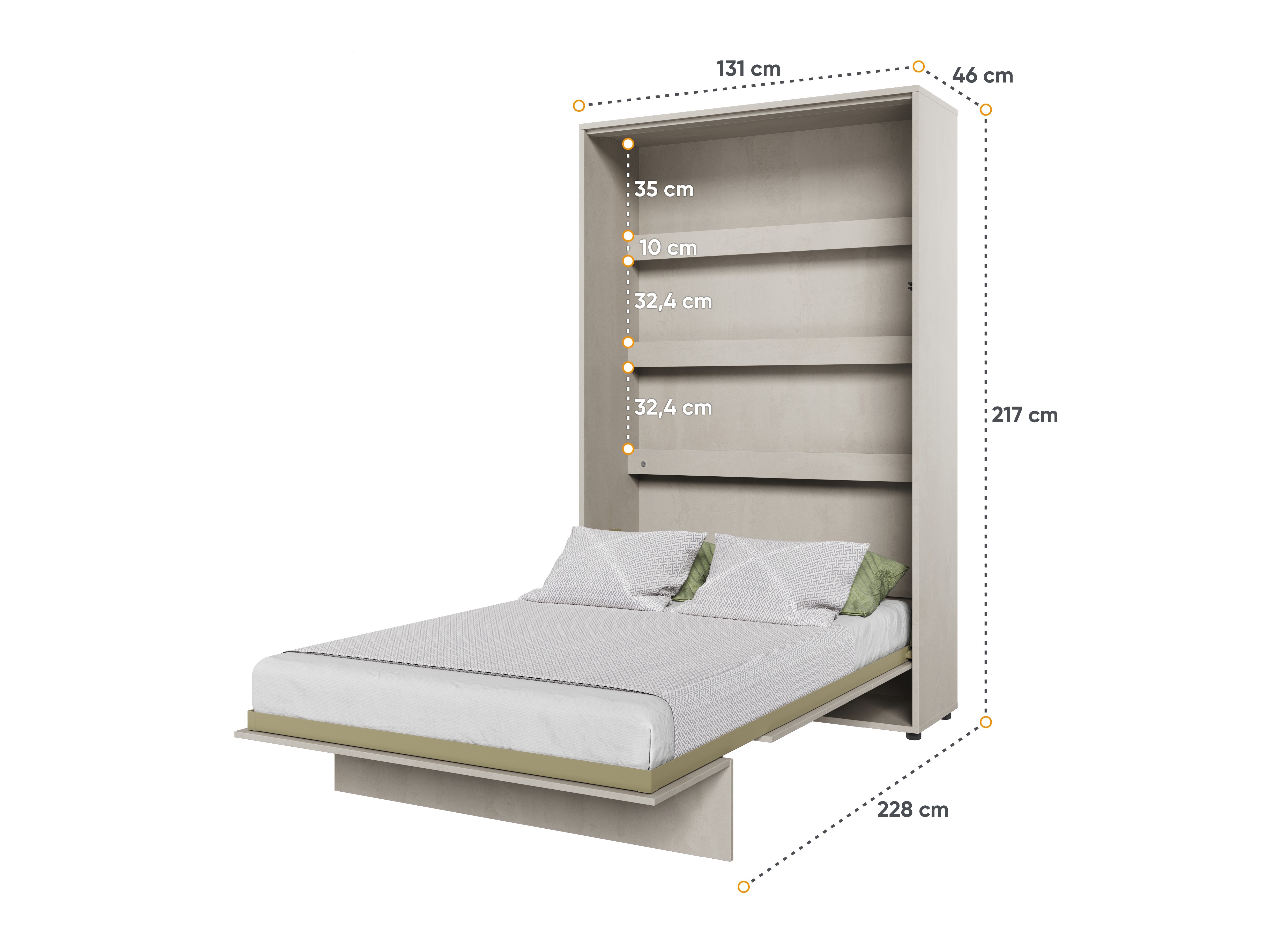 Cama rebatível Concept Lenart I (120 x 200 cm)