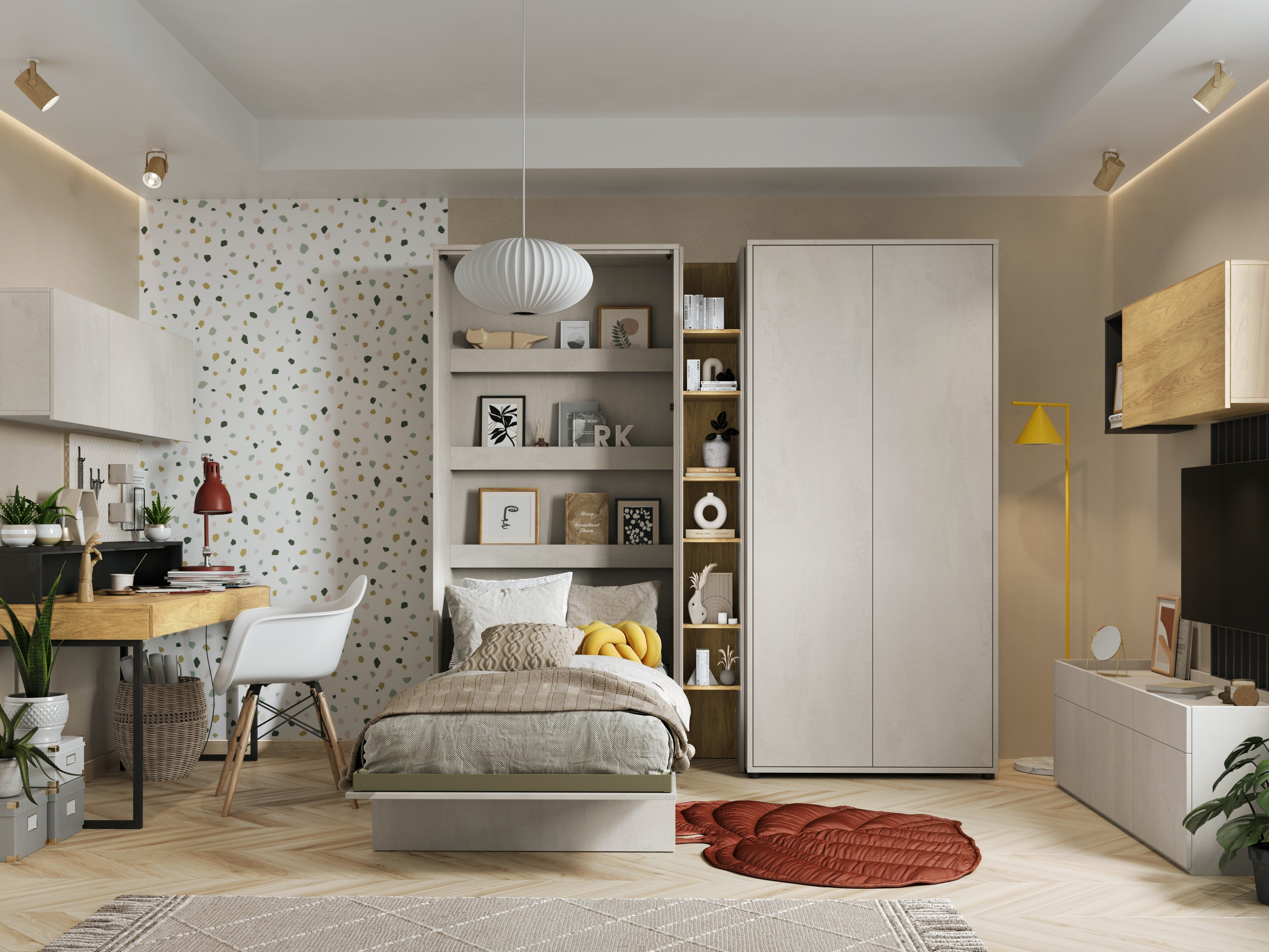 Cama rebatível Concept Lenart I (120 x 200 cm)