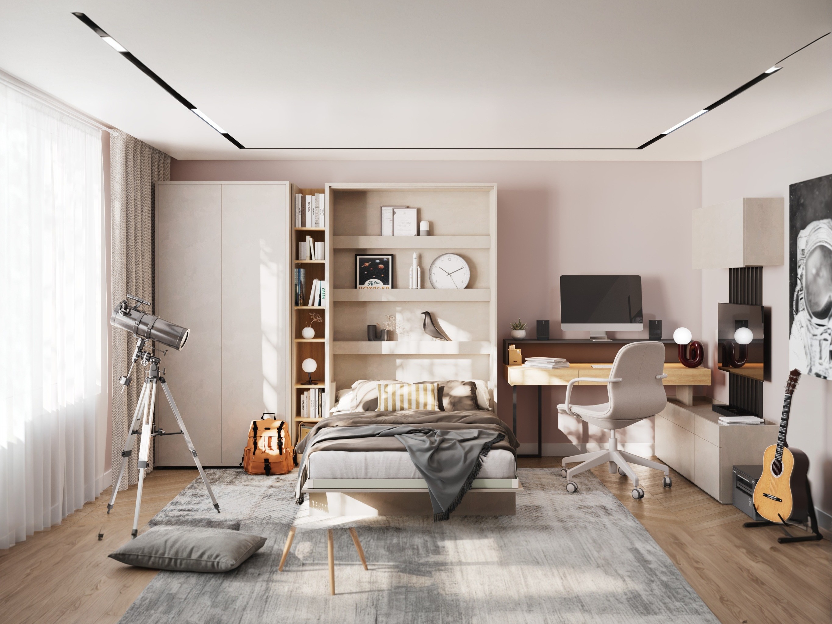 Cama rebatível Concept Lenart I (90 x 200 cm)