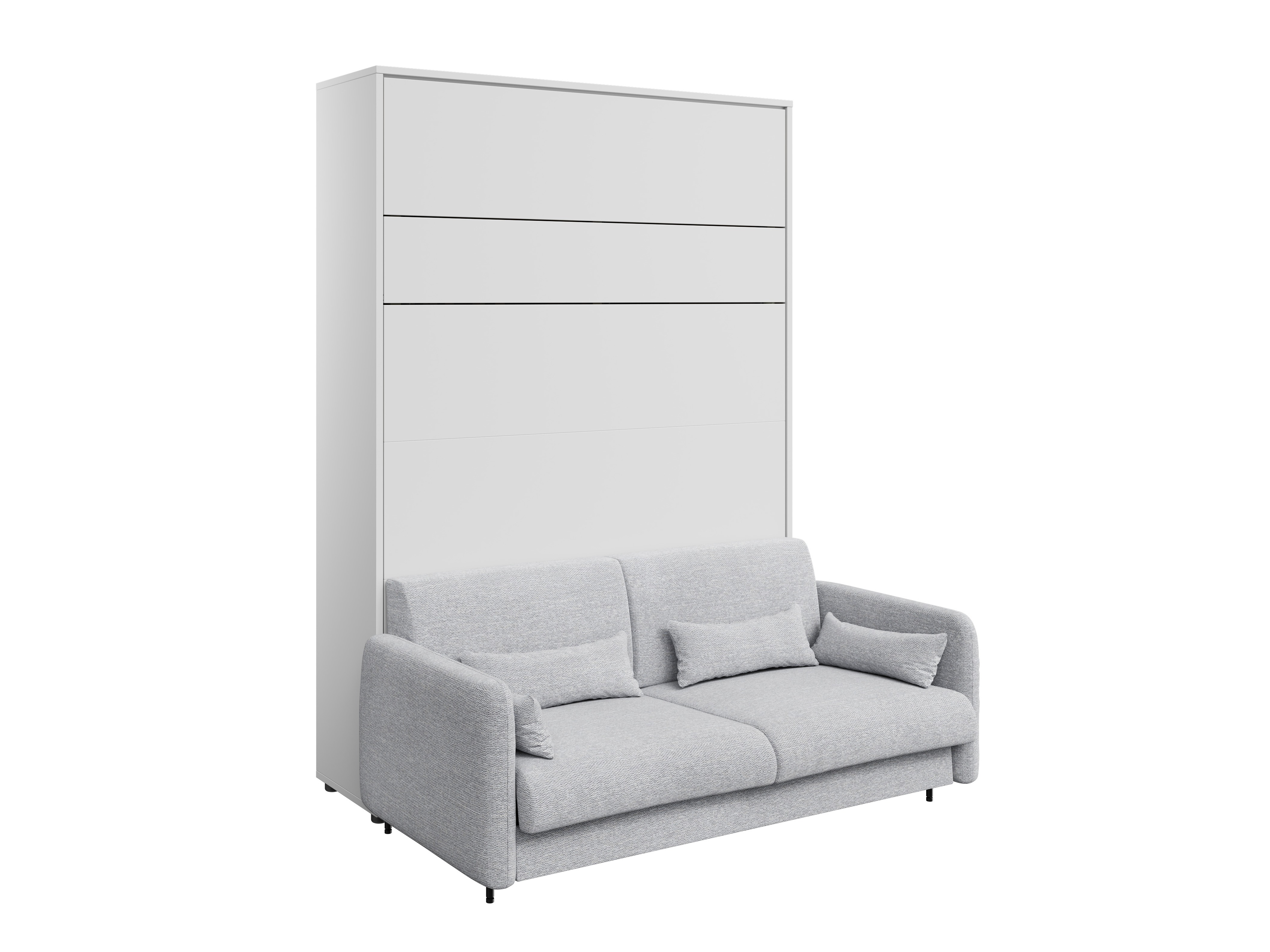 Cama rebatível Concept Lenart VII (Branco + Cinzento)