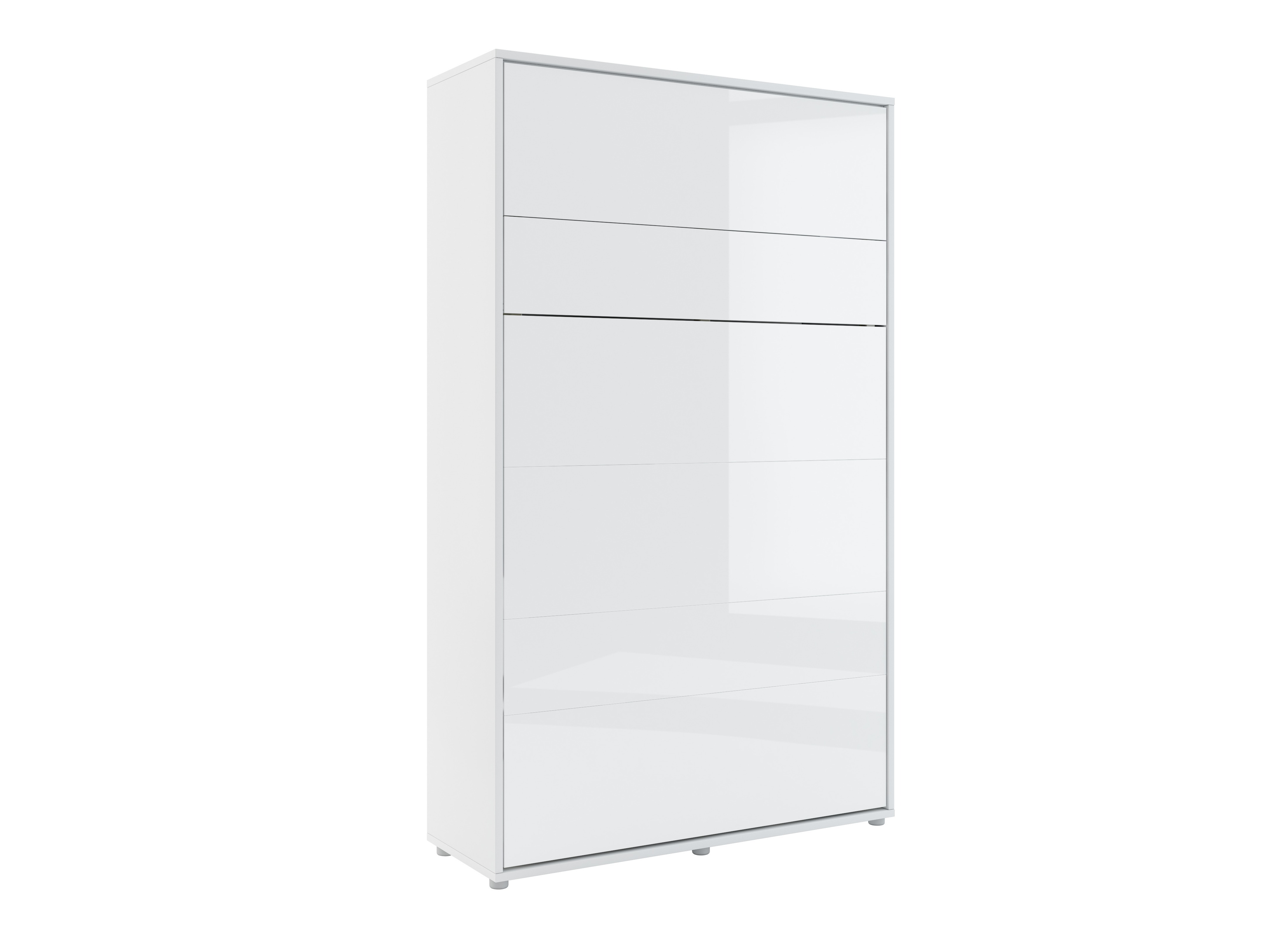 Conjunto de mobiliário Concept Lenart VI (Branco brilhante + Branco + Azul)