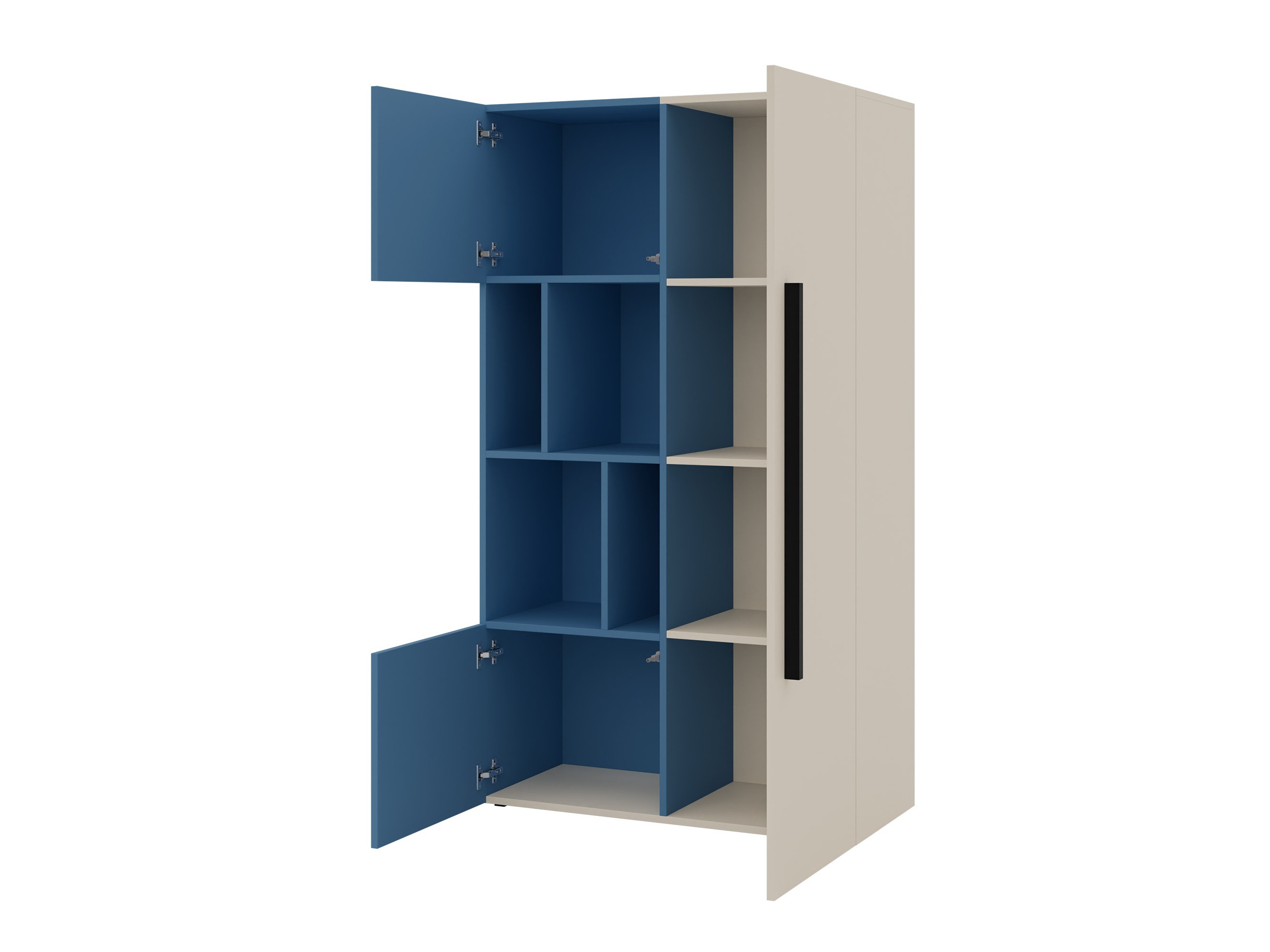 Estante Etruva 104 (Caxemira + Azul)