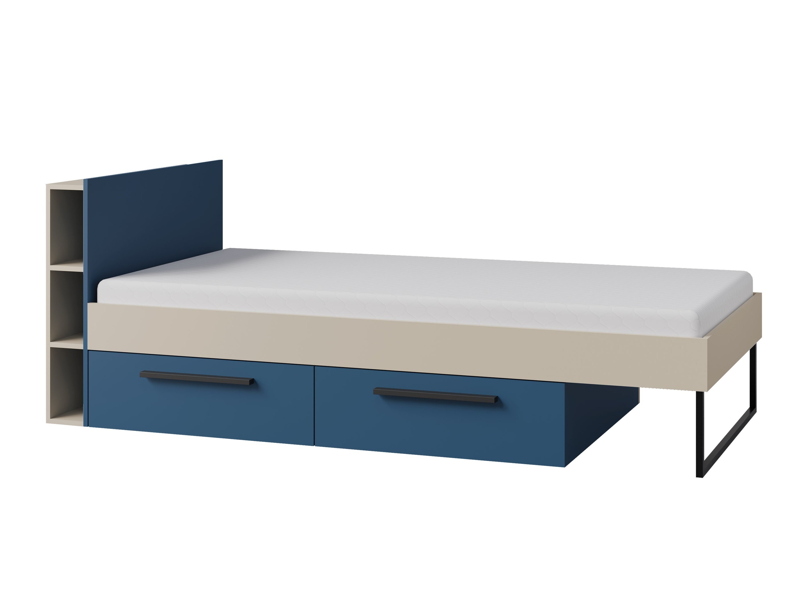 Cama Etruva 110 (Caxemira + Azul)