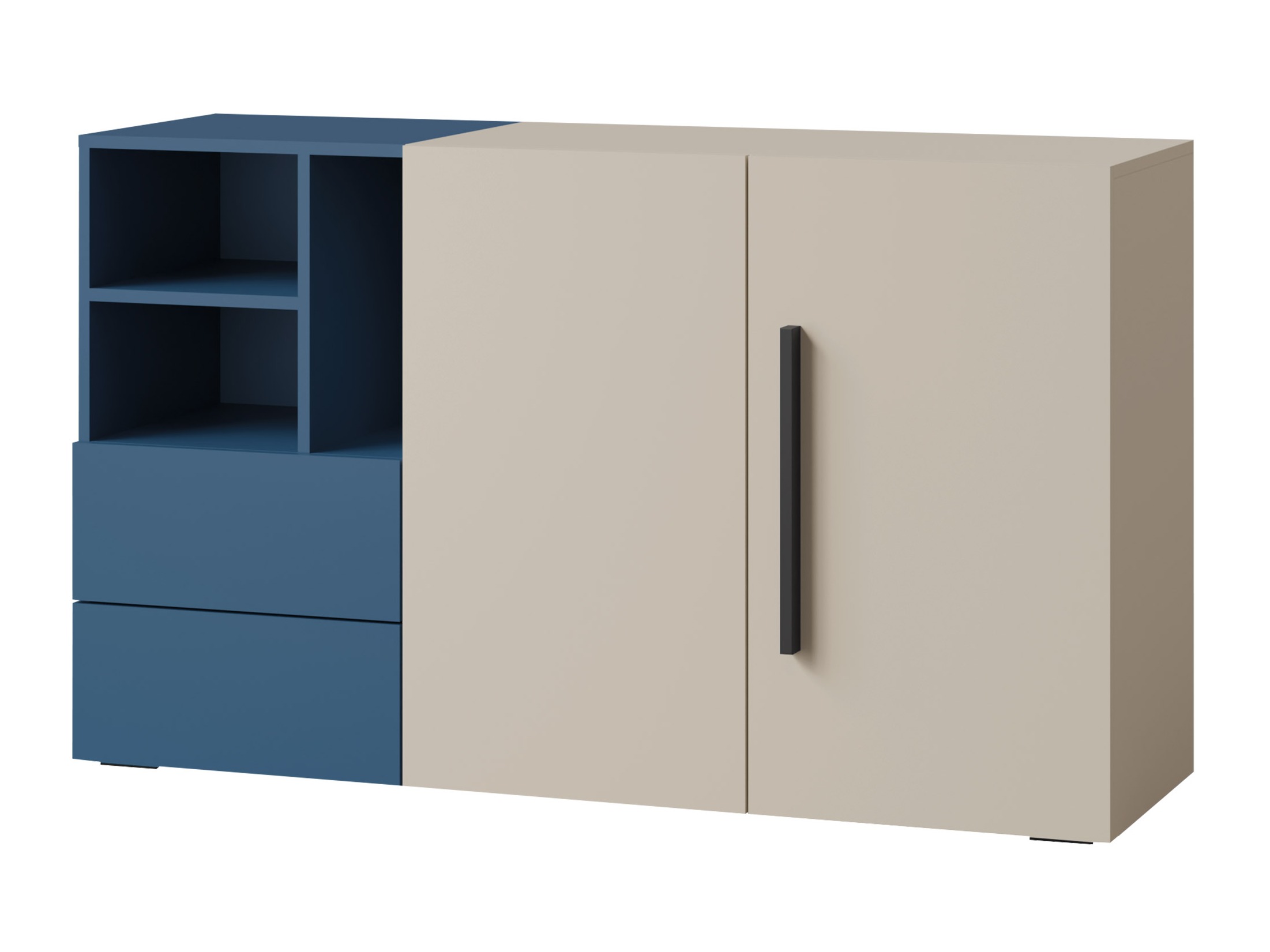 Cómoda Etruva 106 (Caxemira + Azul)