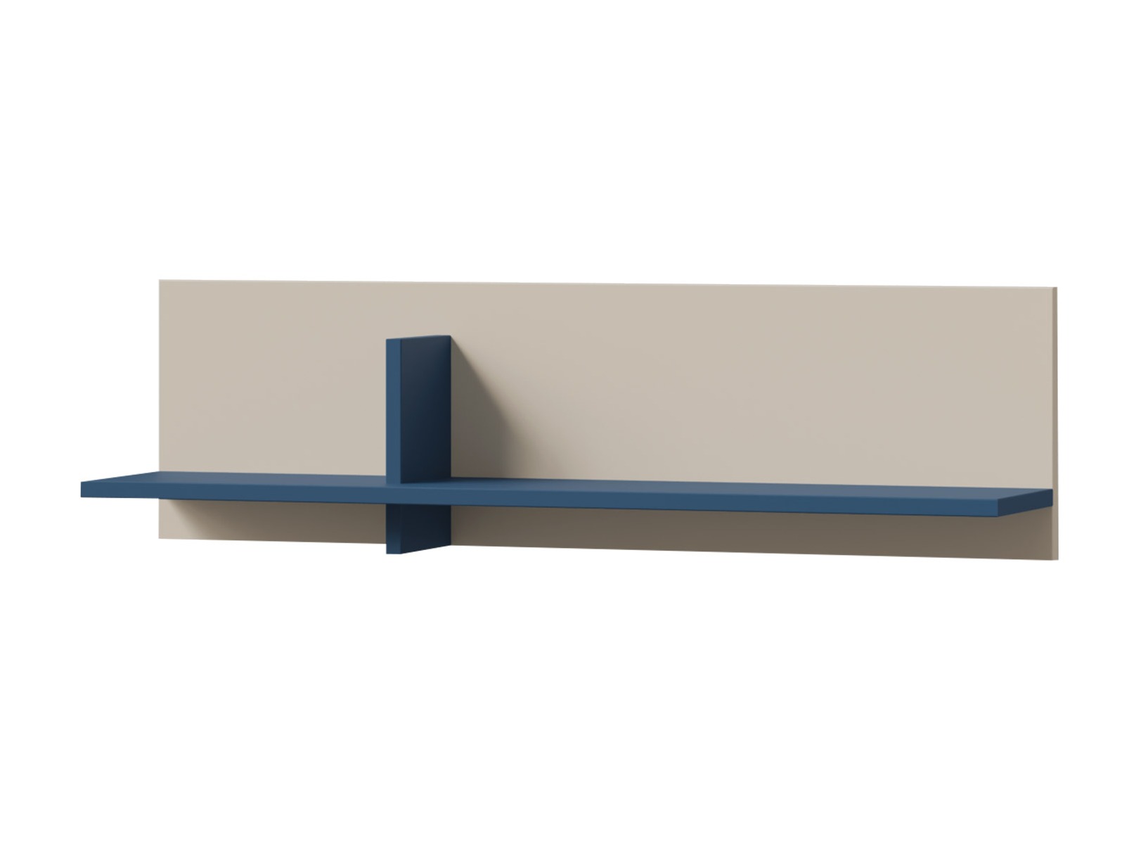 Estante de parede Etruva 115 (Caxemira + Azul)