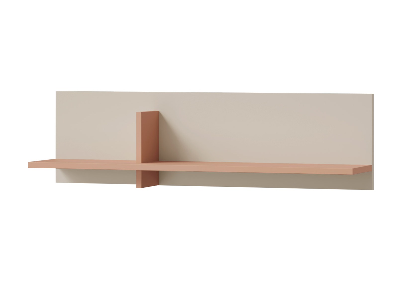 Estante de parede Etruva 115 (Caxemira + Rosa)