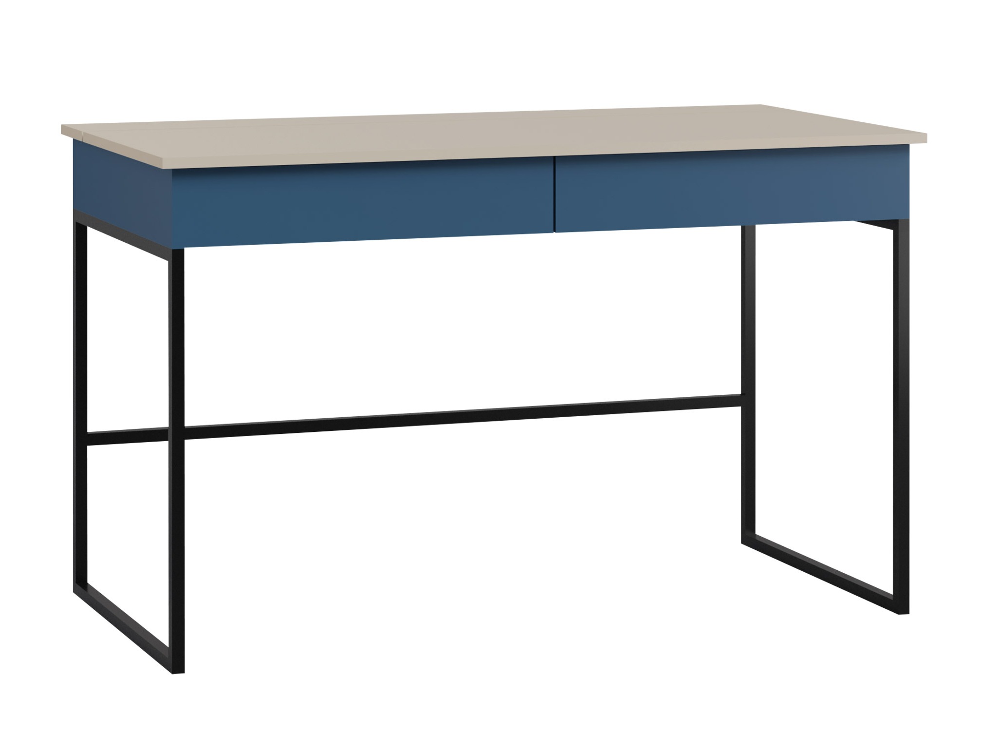 Mesa de escritório Etruva 109 (Caxemira + Azul)
