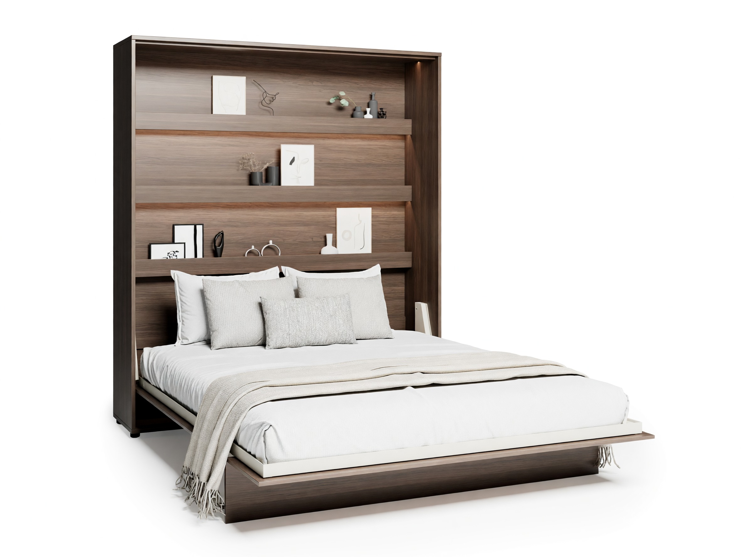 Cama rebatível Concept Lenart (Carvalho escuro)
