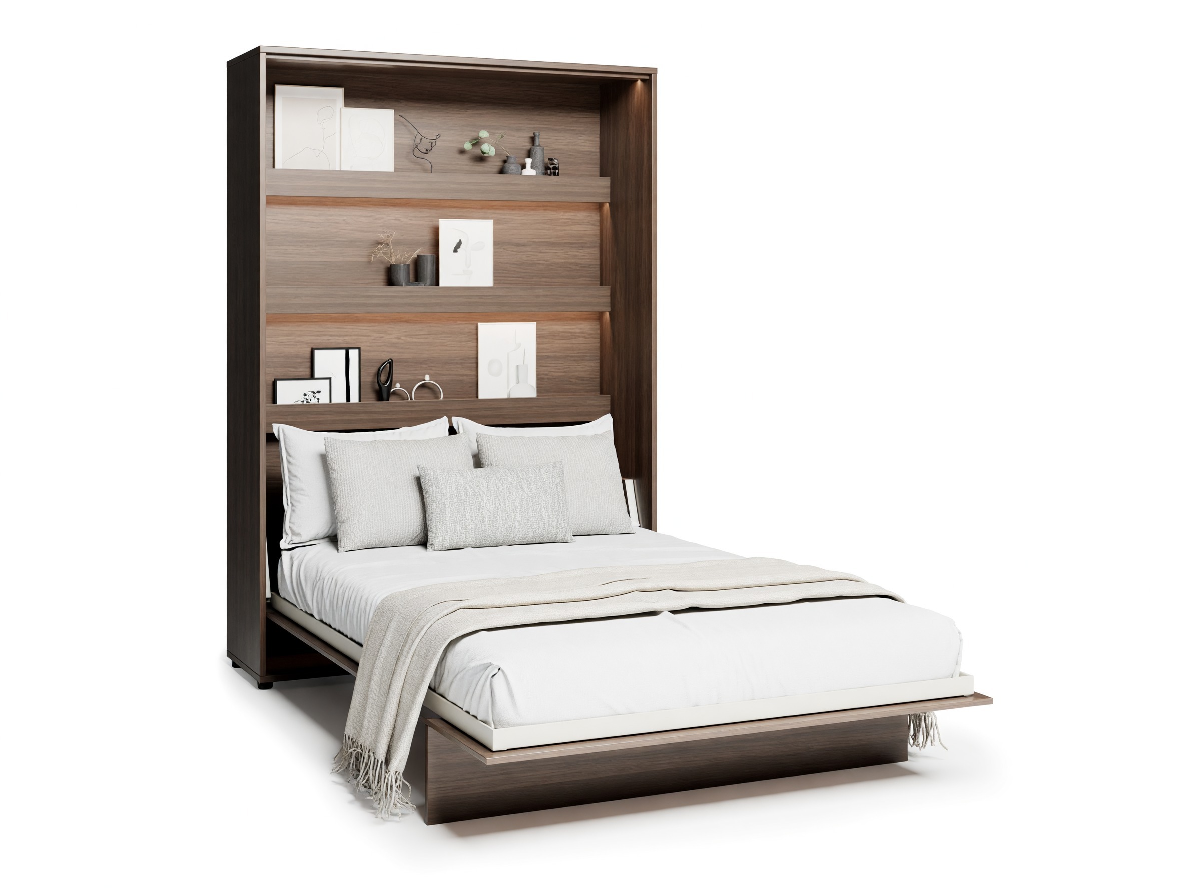 Cama rebatível Concept Lenart (Carvalho escuro)
