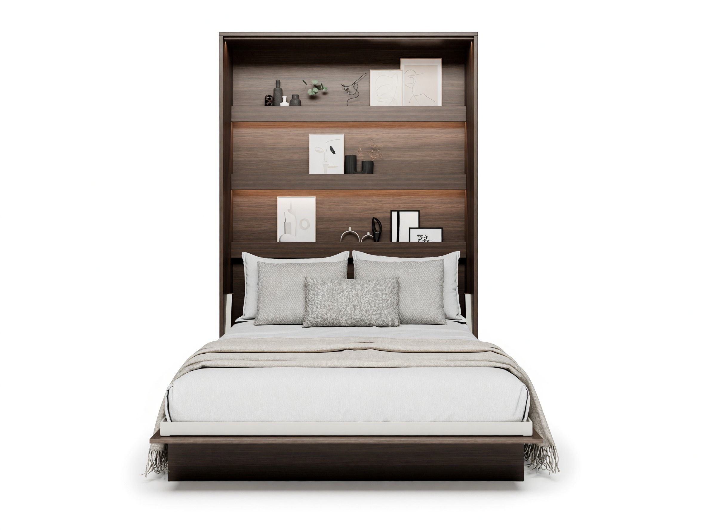 Cama rebatível Concept Lenart (Carvalho escuro)