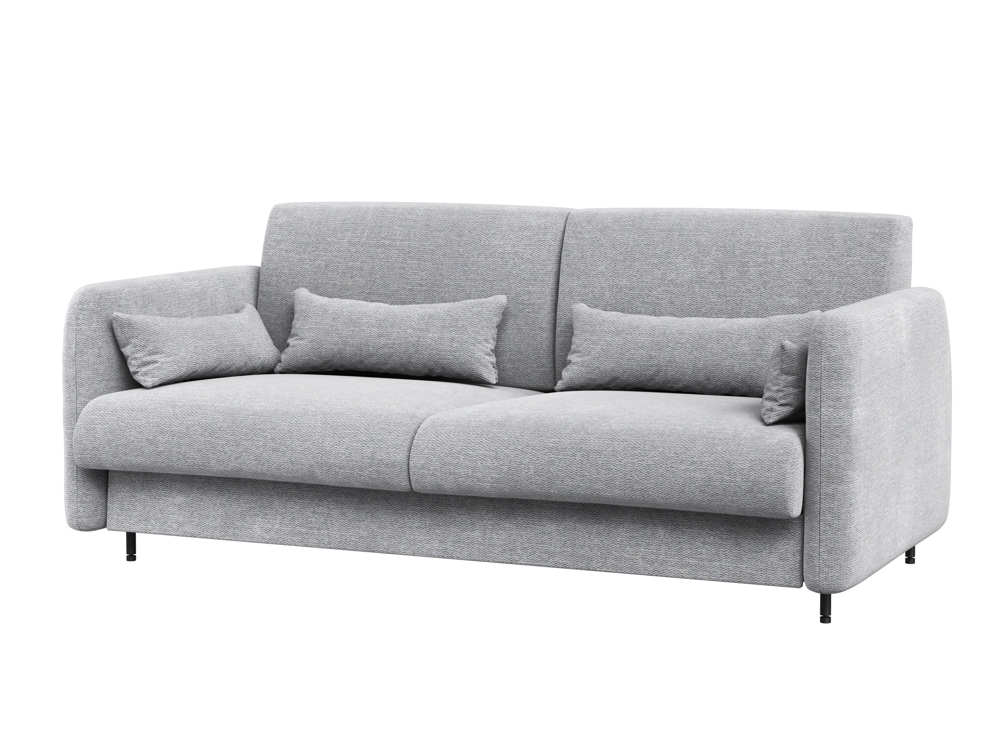 Cama rebatível Concept Lenart VII (Carvalho escuro + Cinzento)