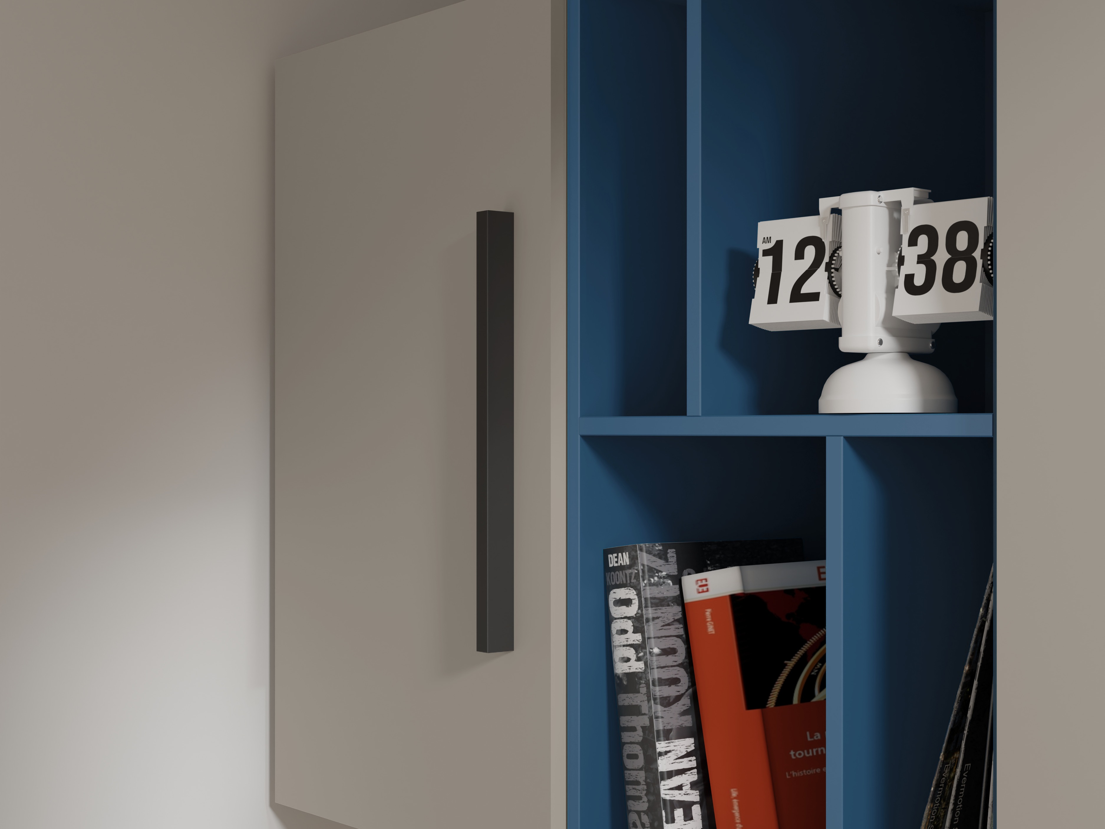 Estante de parede Etruva 112 (Azul)