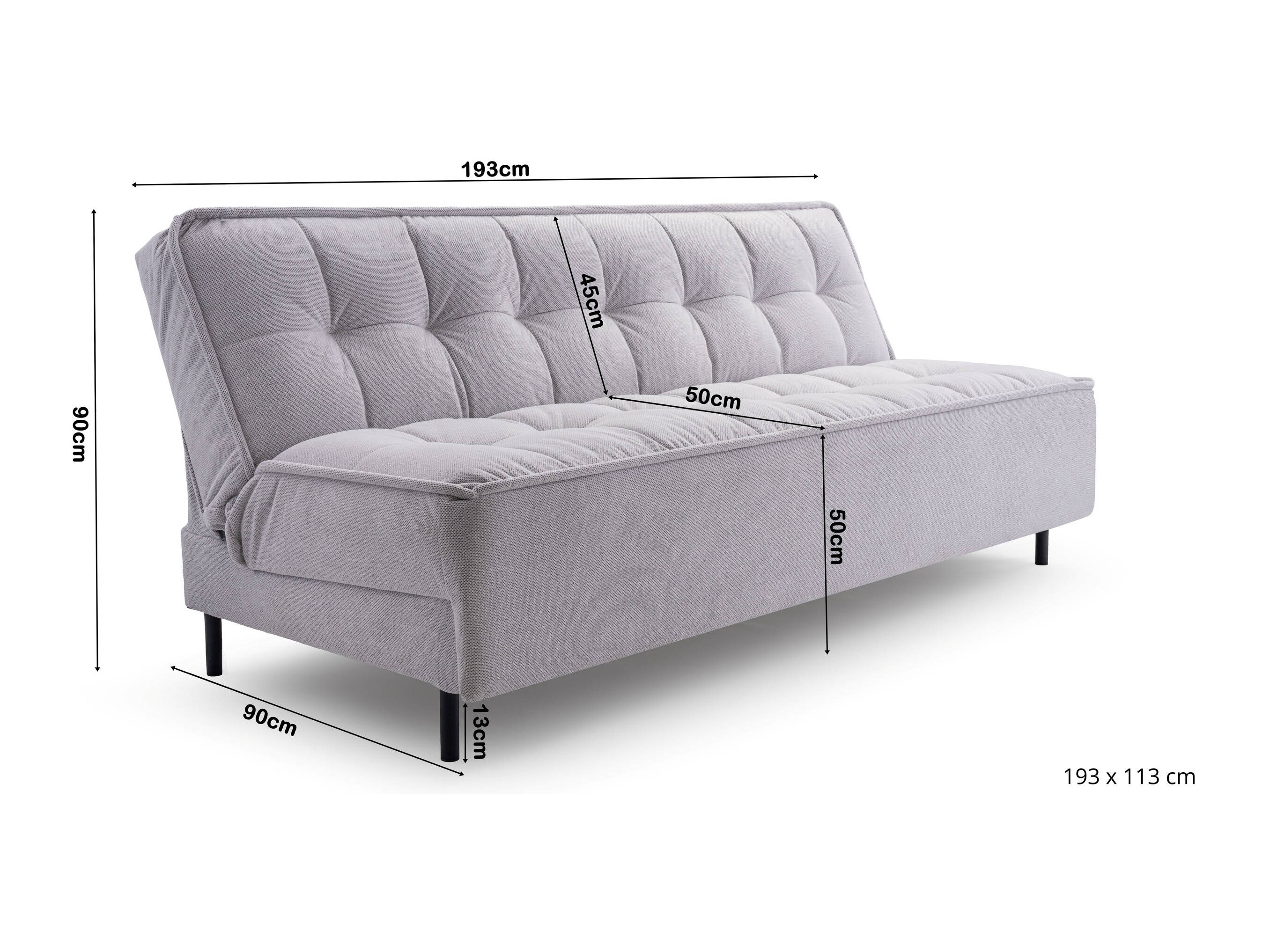 Sofá-cama Lufkin 149 (Curio 09)