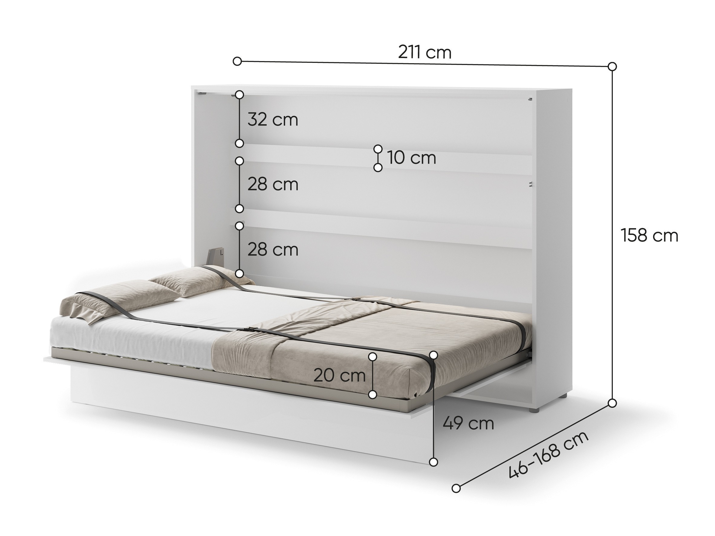 Conjunto de mobiliário Concept Lenart 107