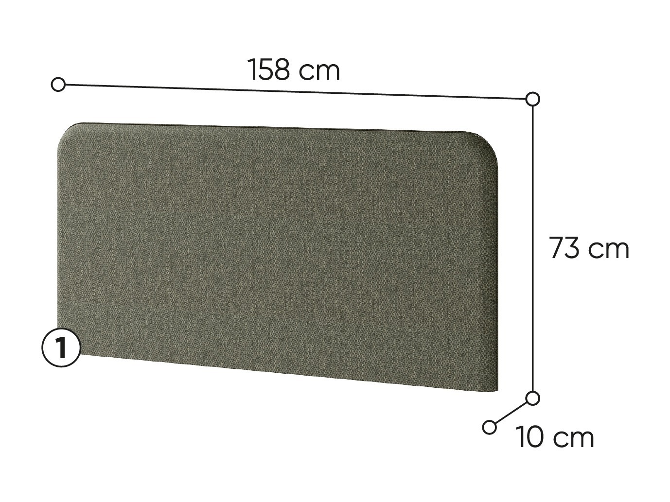 Conjunto de mobiliário Concept Lenart 109