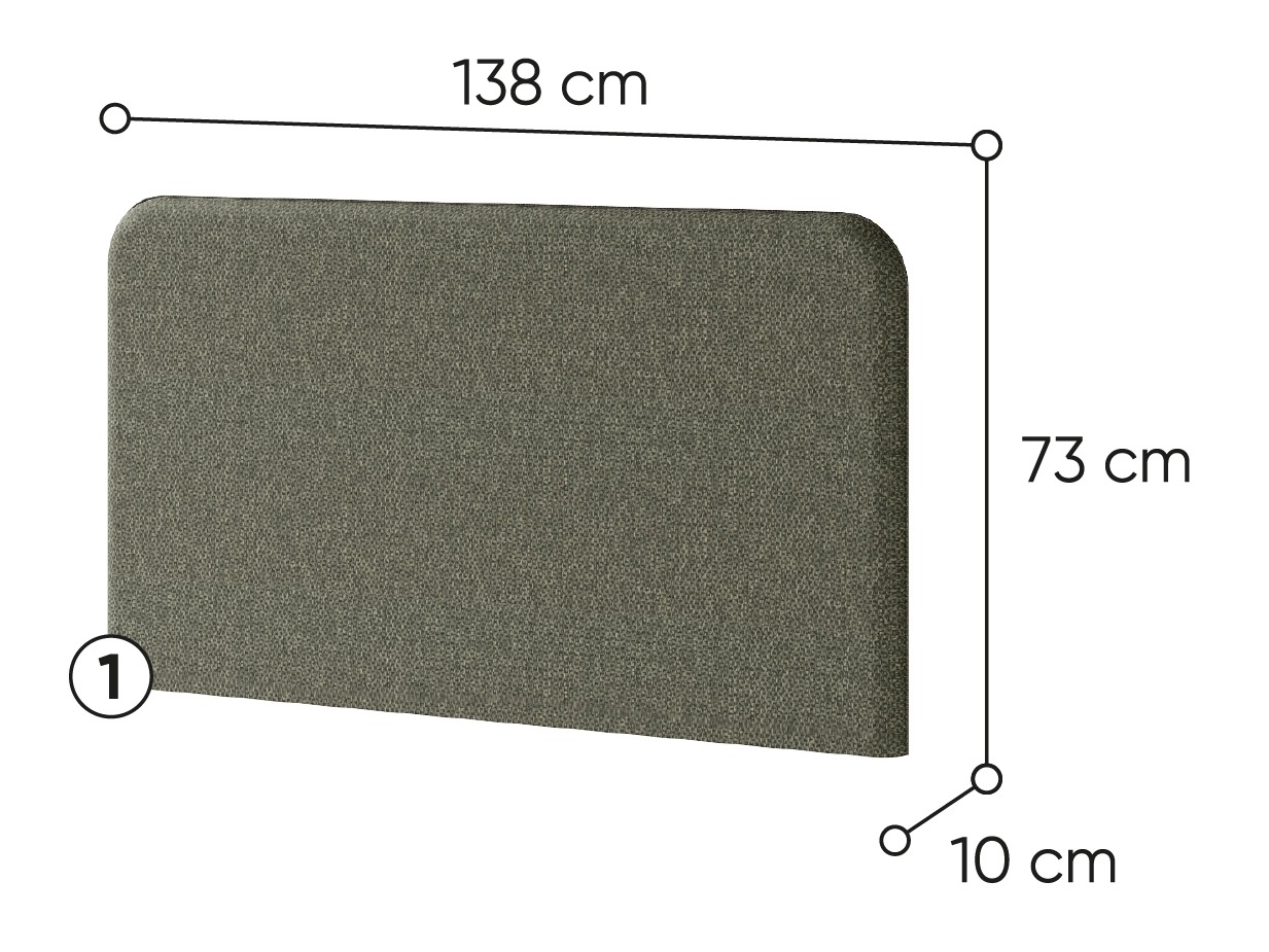 Conjunto de mobiliário Concept Lenart XVIII