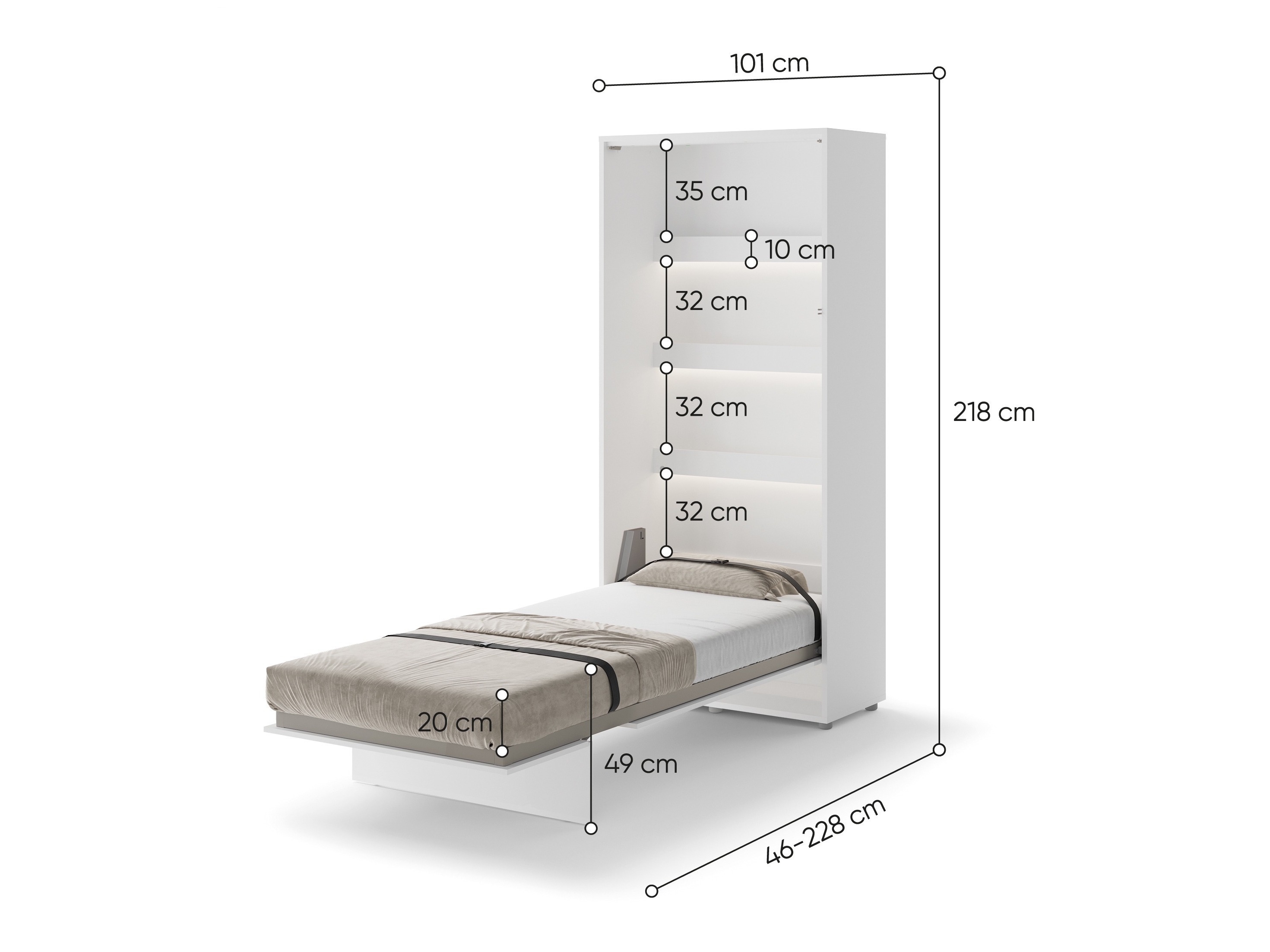 Conjunto de mobiliário Concept Lenart XIX