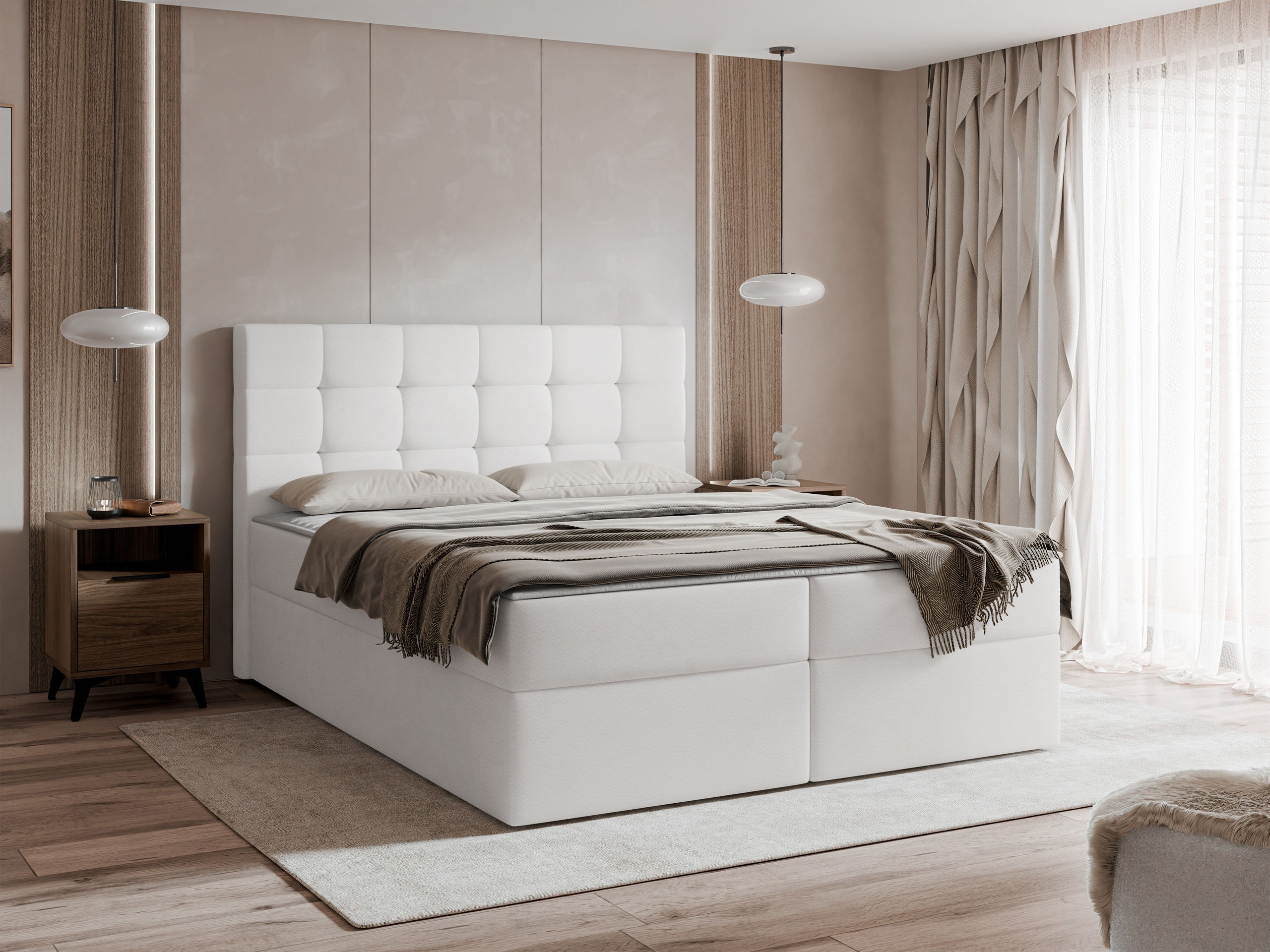 Cama continental Comfivo Osculum I (Soft 017)