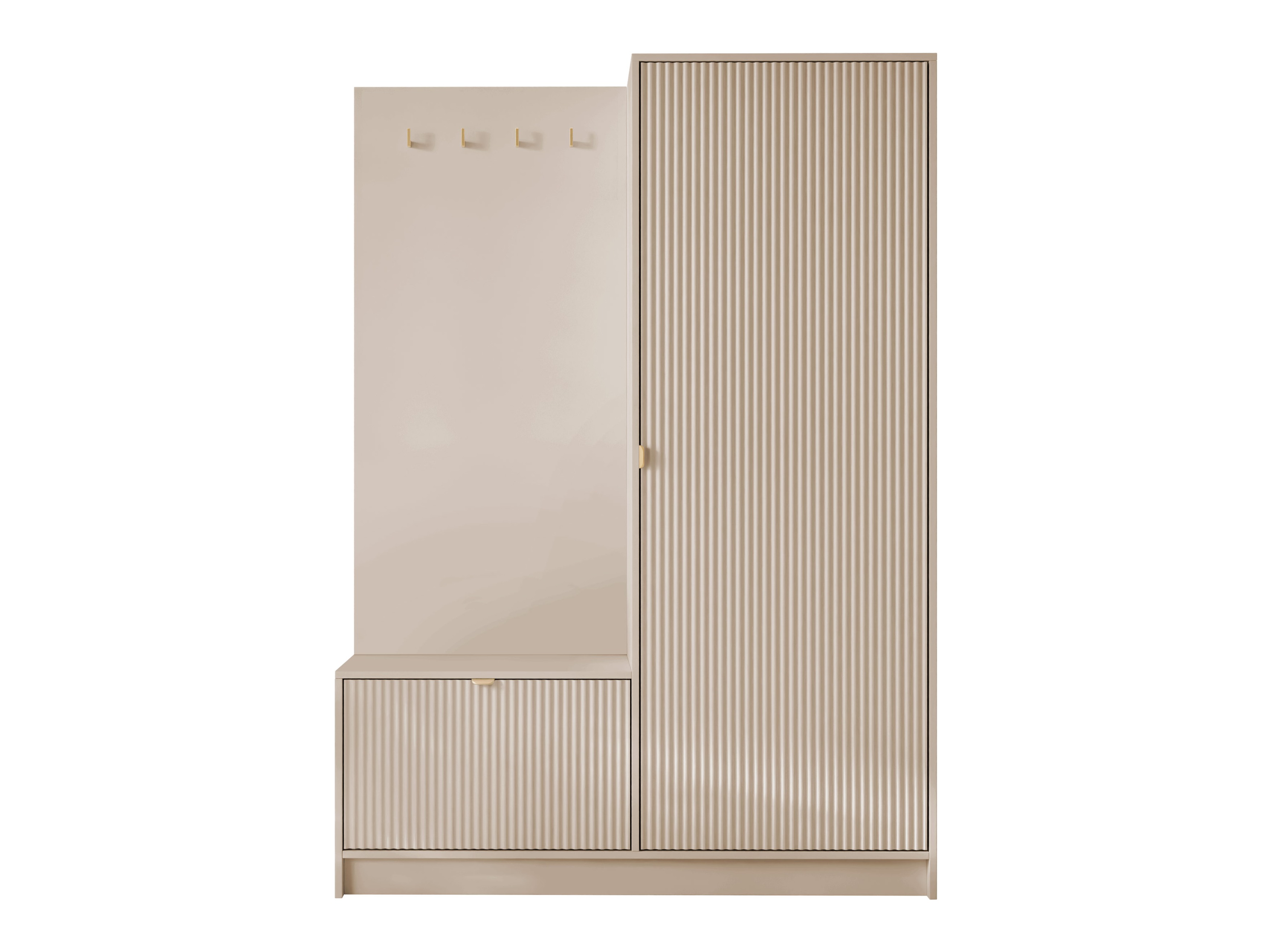 Conjunto para corredor Comfivo Larmire 128 (Bege)