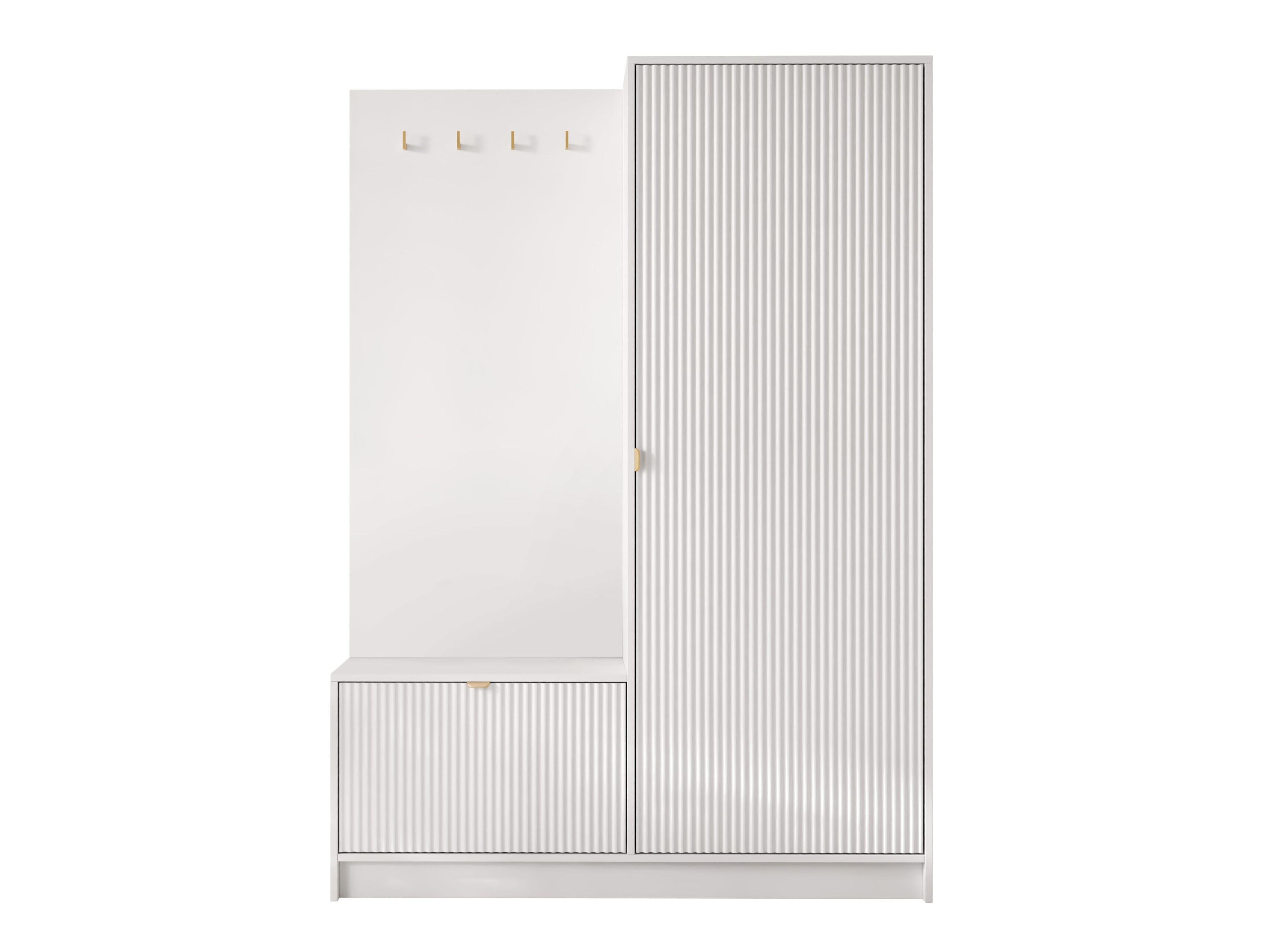 Conjunto para corredor Comfivo Larmire 128 (Branco)