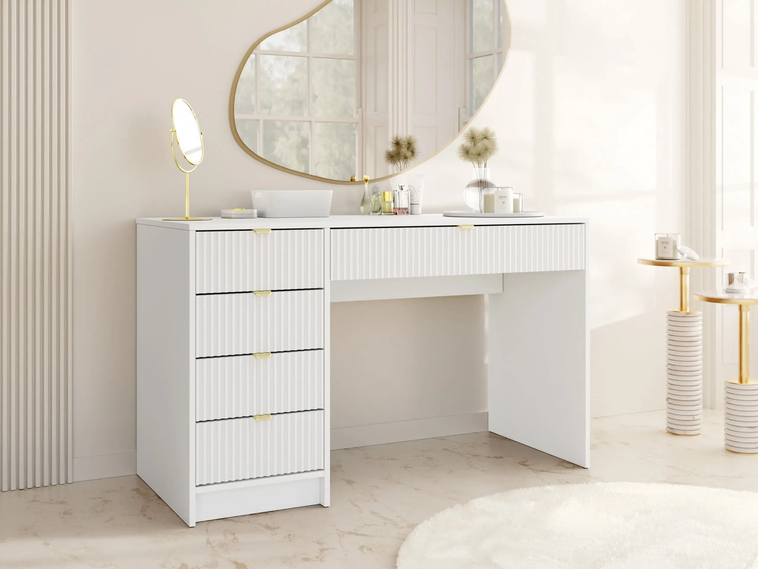 Mesa de escritório Comfivo Papilio (Branco)