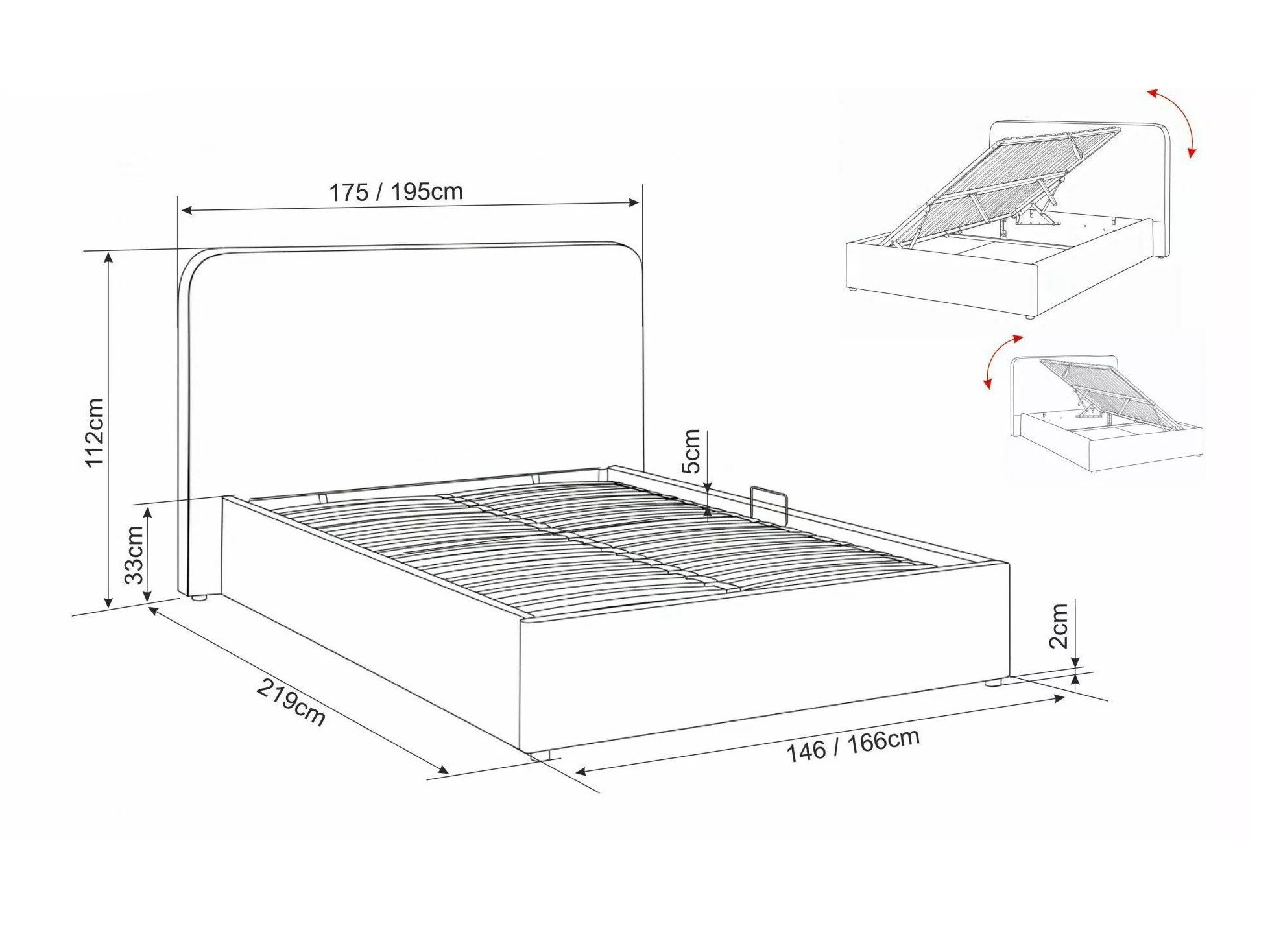 Cama Detroit 1003 (Raven 24)