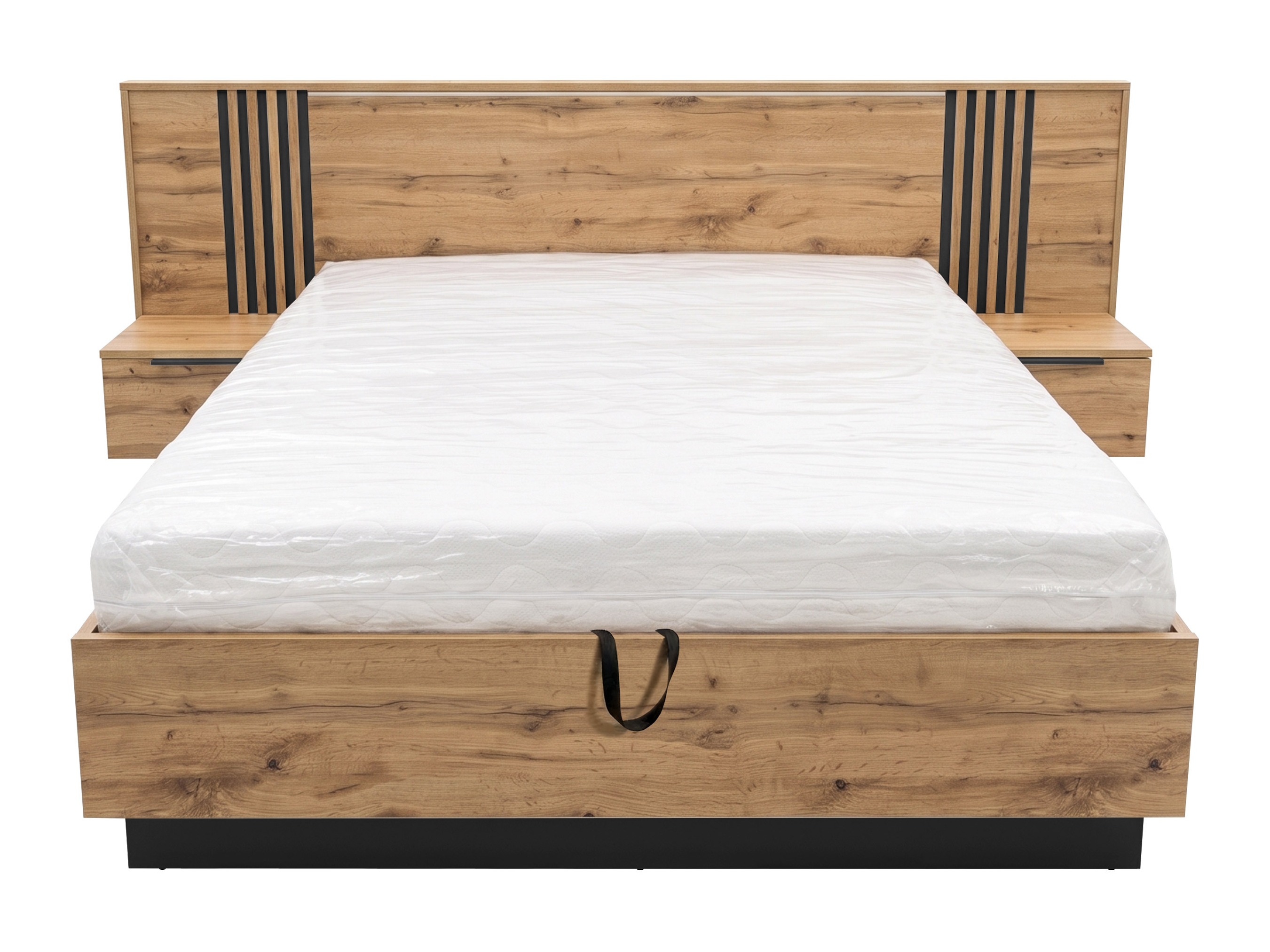 Cama Collis (Carvalho wotan + Preto)