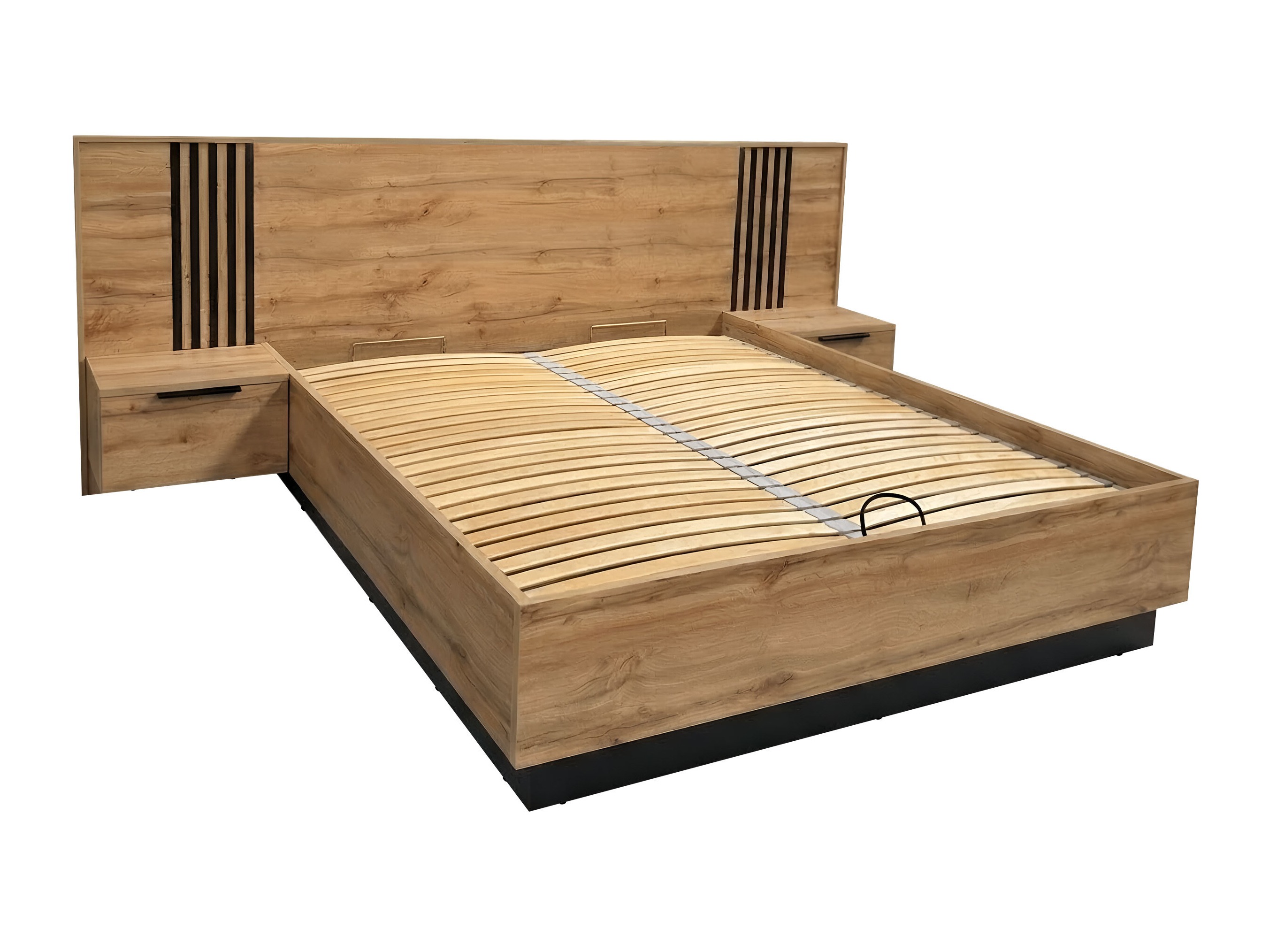 Cama Collis (Carvalho wotan + Preto)