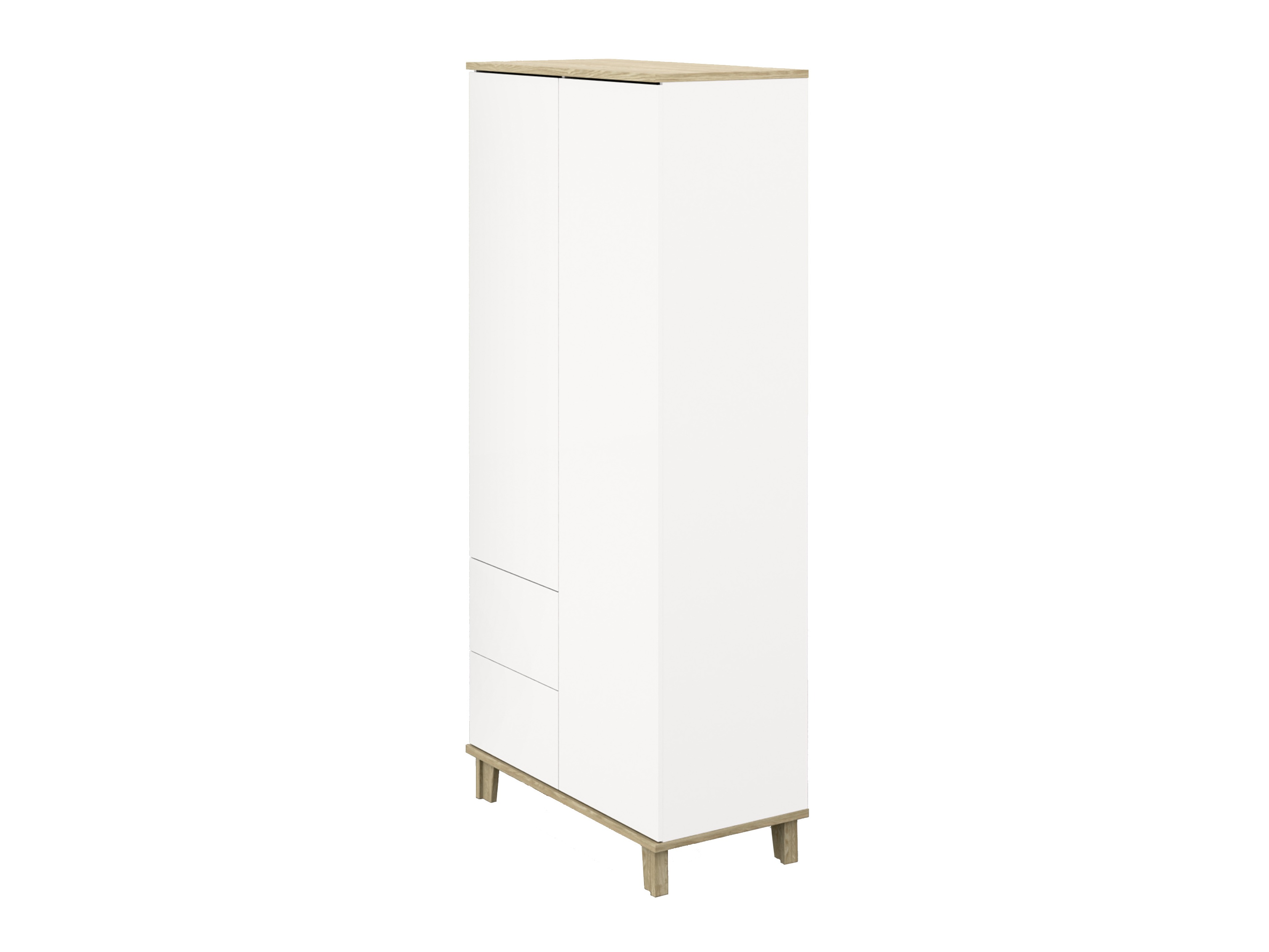 Roupeiro Evarveru 100 (Mate branco)