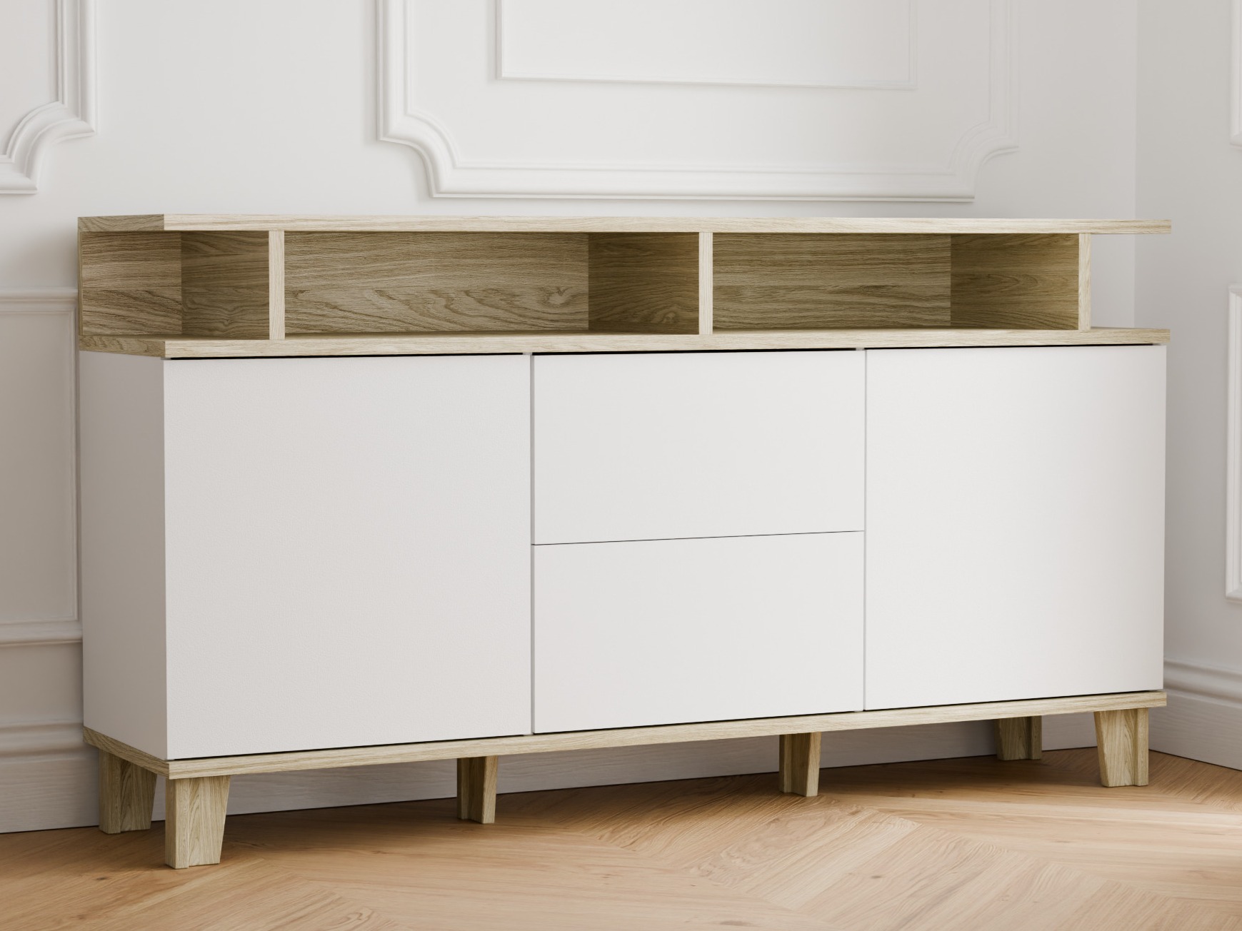 Cómoda Evarveru 105 (Mate branco)