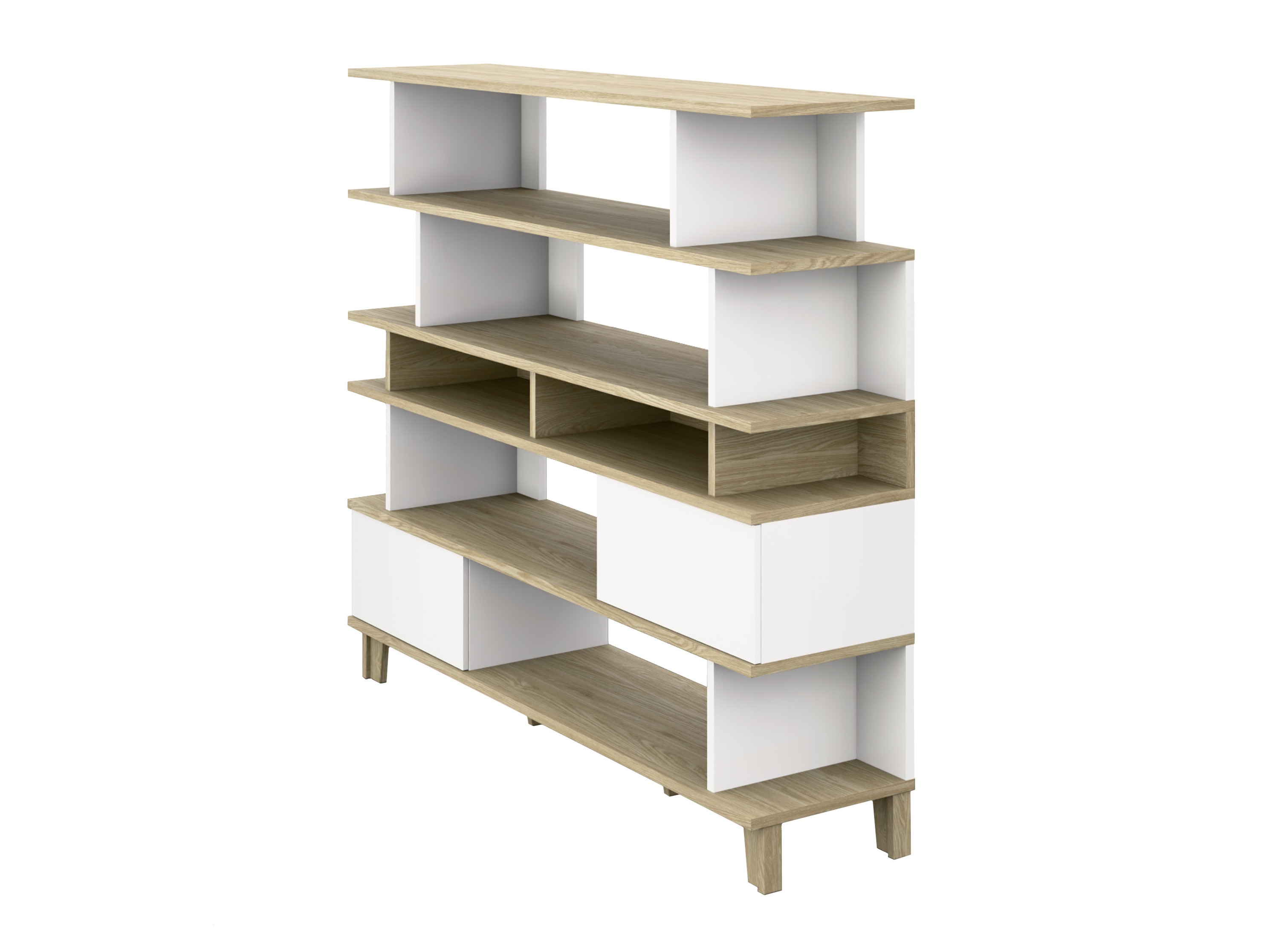 Estante Evarveru 104 (Mate branco)