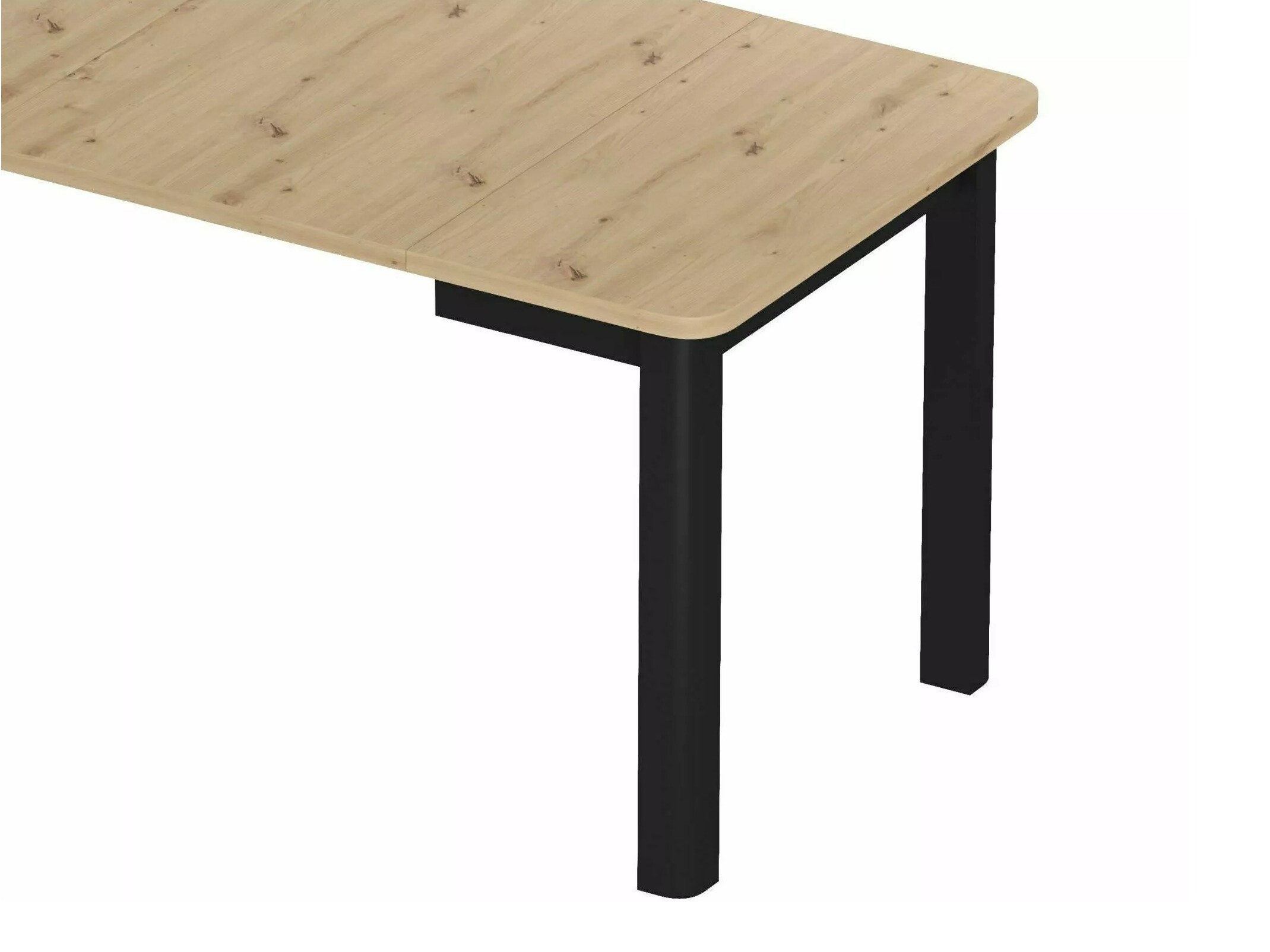 Mesa Detroit 1008 (Preto + Carvalho Artisan)