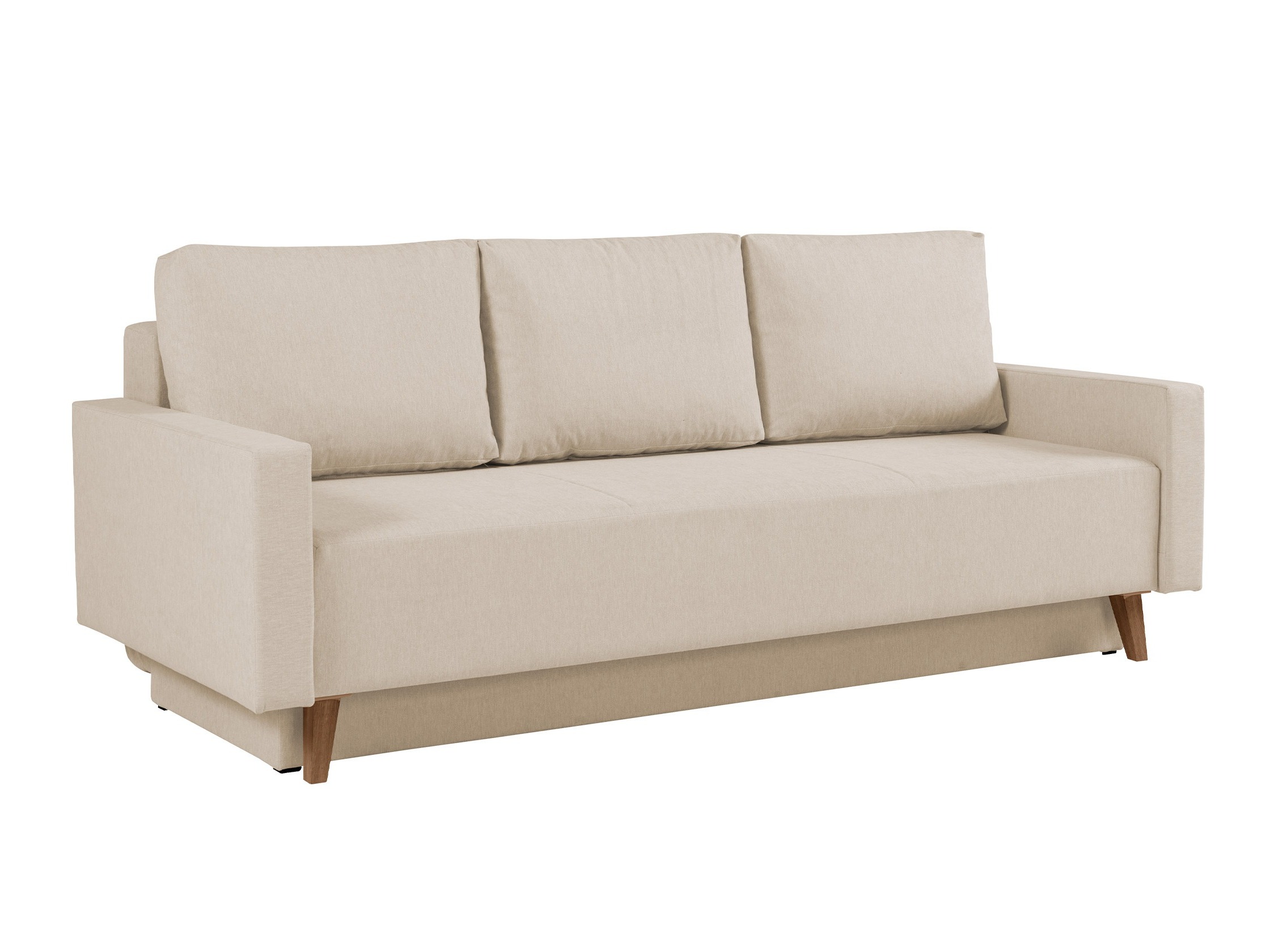 Sofá-cama Delbene 129 (Verita 03 + Carvalho escuro de san remo)