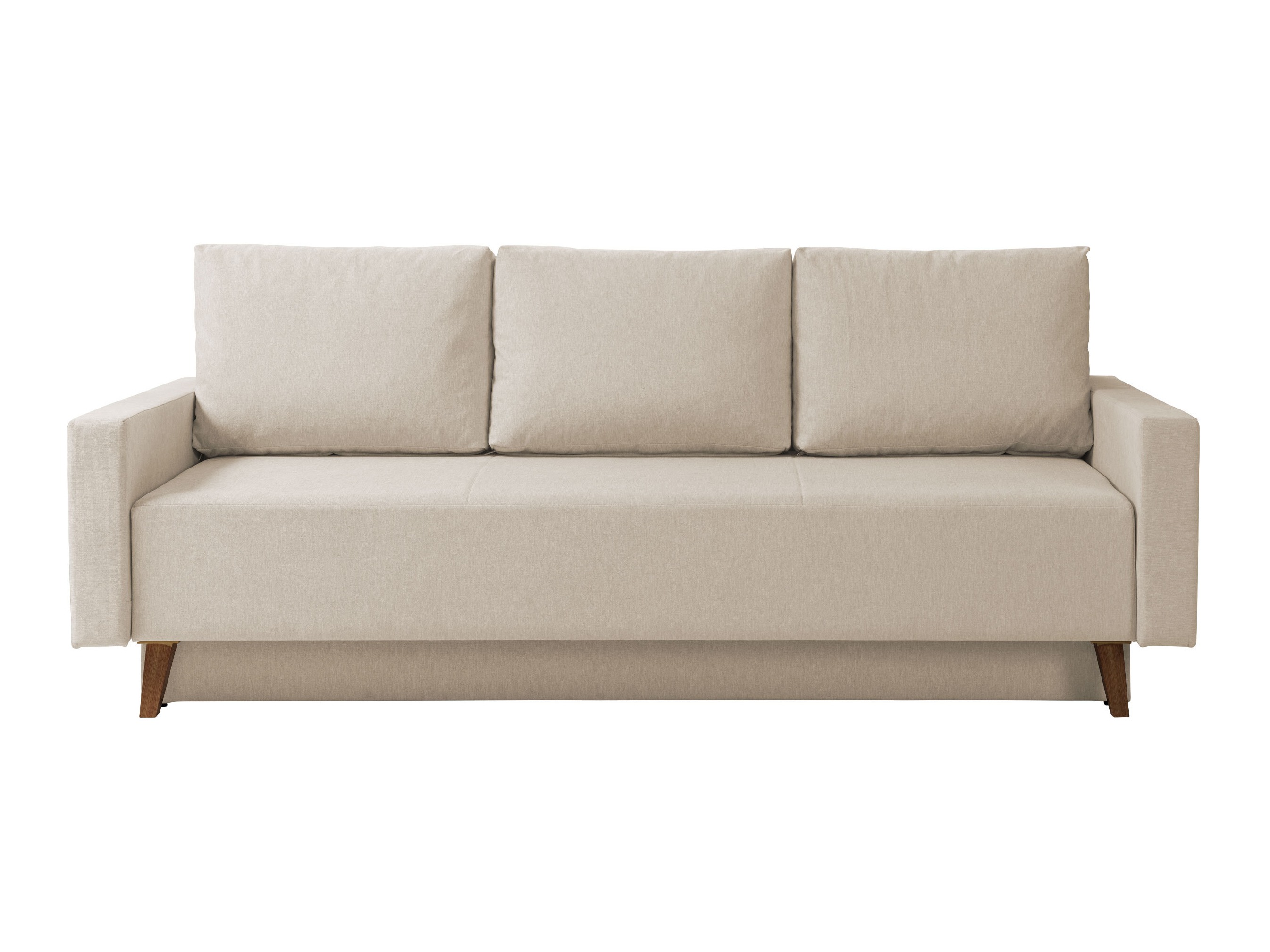 Sofá-cama Delbene 129 (Verita 03 + Carvalho escuro de san remo)