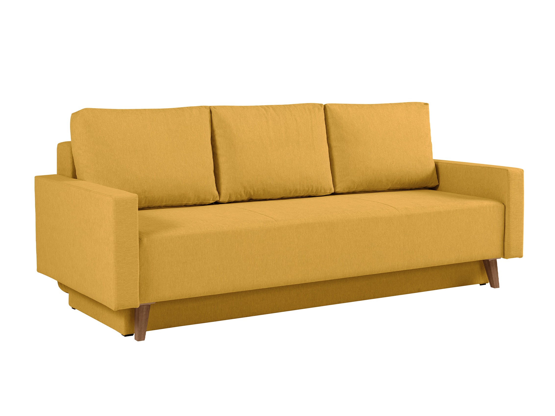 Sofá-cama Delbene 129 (Verita 53 + Carvalho escuro de san remo)