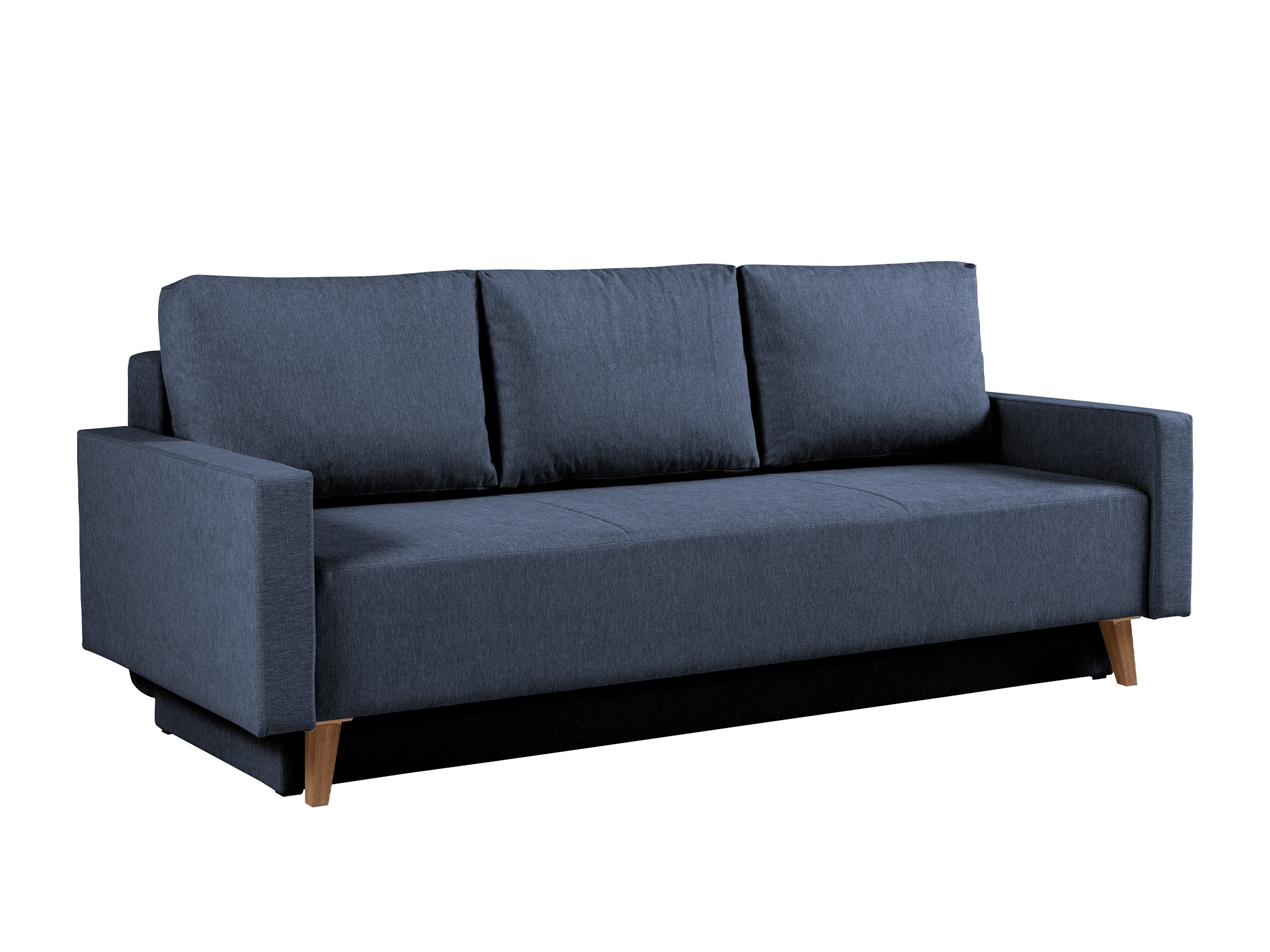 Sofá-cama Delbene 129 (Verita 76 + Carvalho escuro de san remo)