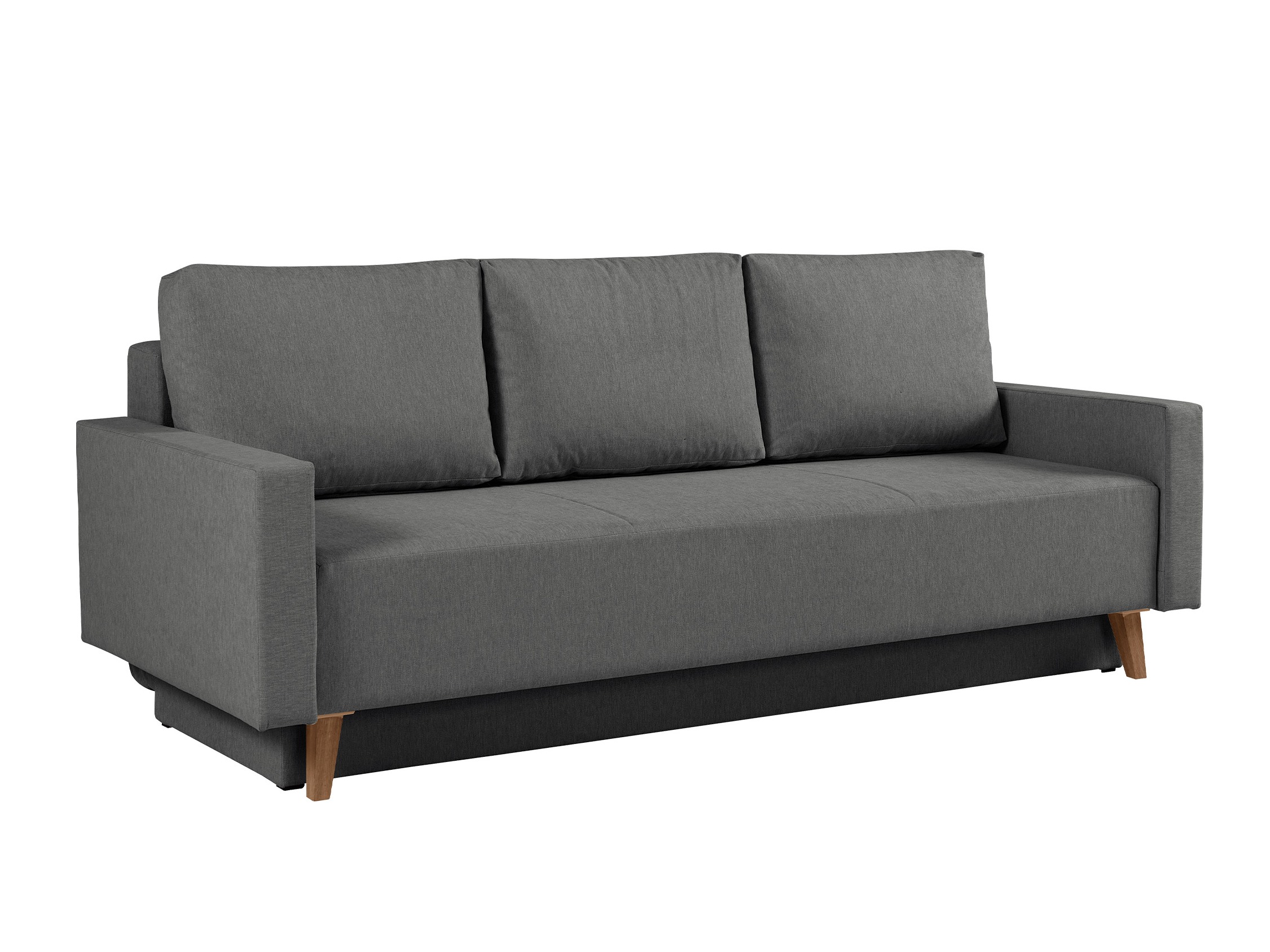 Sofá-cama Delbene 129 (Verita 88 + Carvalho escuro de san remo)