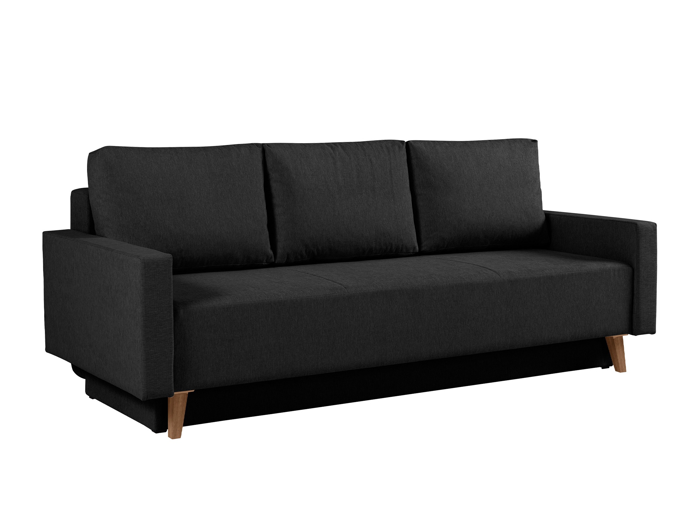 Sofá-cama Delbene 129 (Verita 98 + Carvalho escuro de san remo)